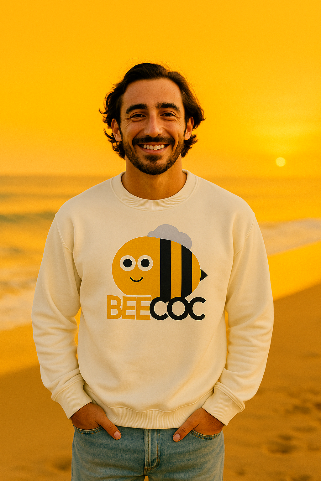 Bee COC Sweatshirt – Fritz Turks Edition | Fun & Cozy Unisex Sweater