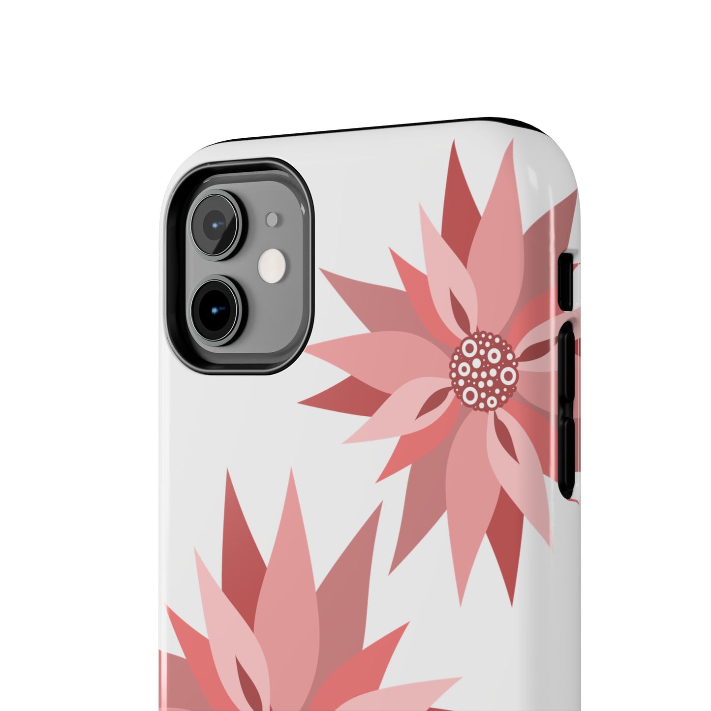 Floral Tough Phone Case – Stylish & Durable Protective Cover for iPhone 11