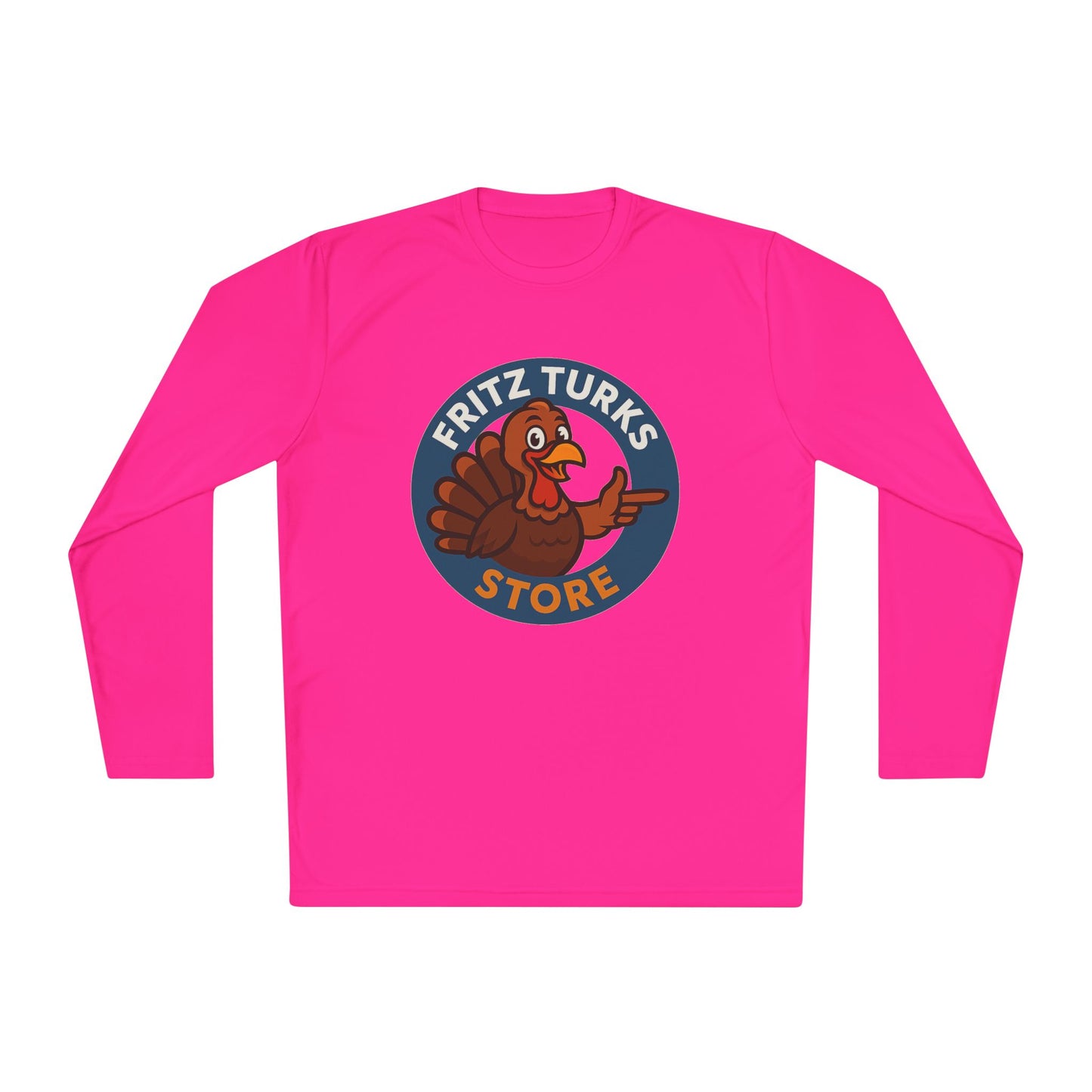 Thanksgiving Unisex Long Sleeve Tee – Fritz Turks Store Logo Casual Holiday Shirt