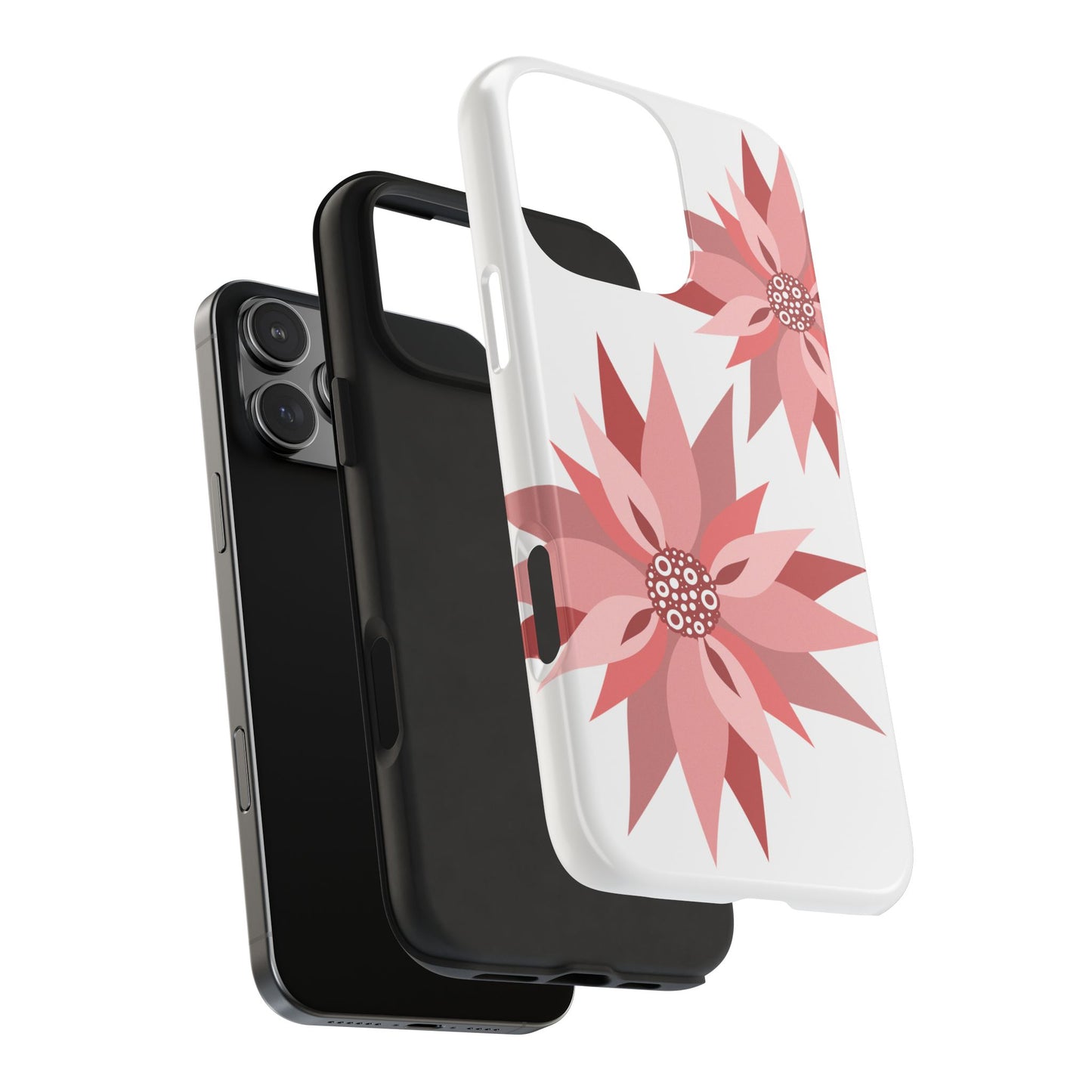Floral Tough Phone Case – Stylish & Durable Protective Cover for iPhone 11