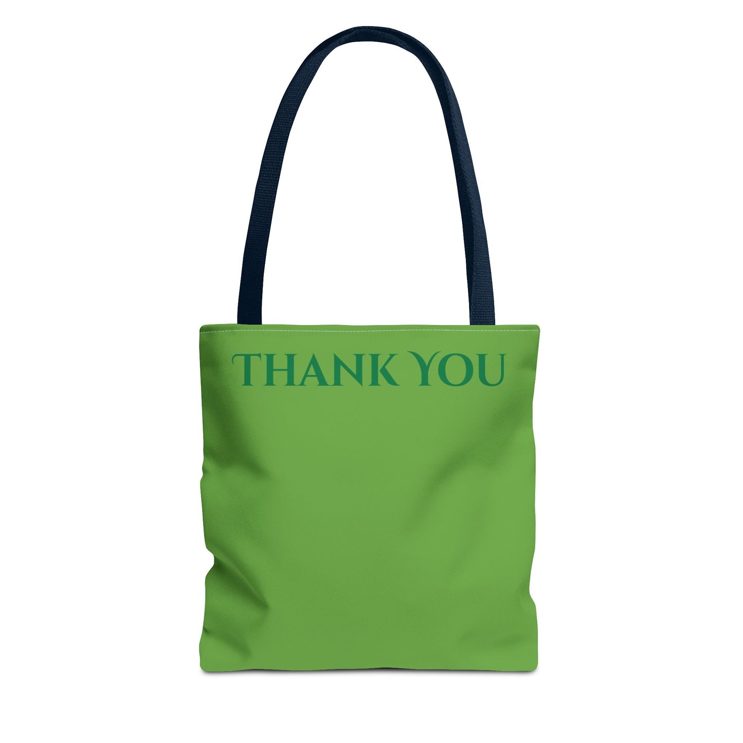 Stylish Eco Tote Bag – Green “Thank You” Design (Reusable & Durable)