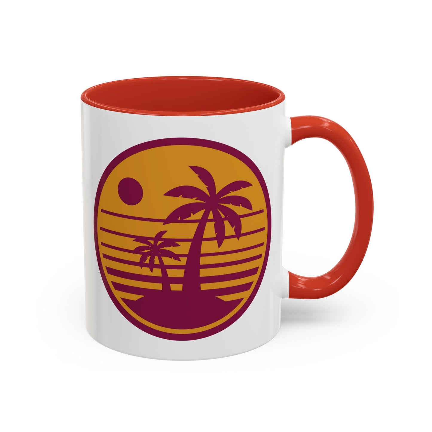 “Palm Tree Sunset Mug – Fritz Turks Digital