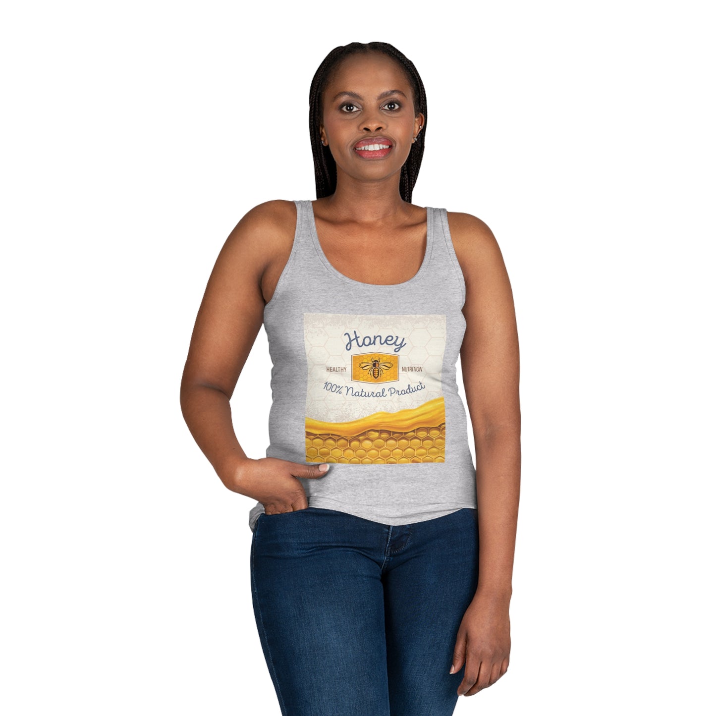 “Sweet Like Honey” Women’s Tank Top – Natural Vibes Edition
