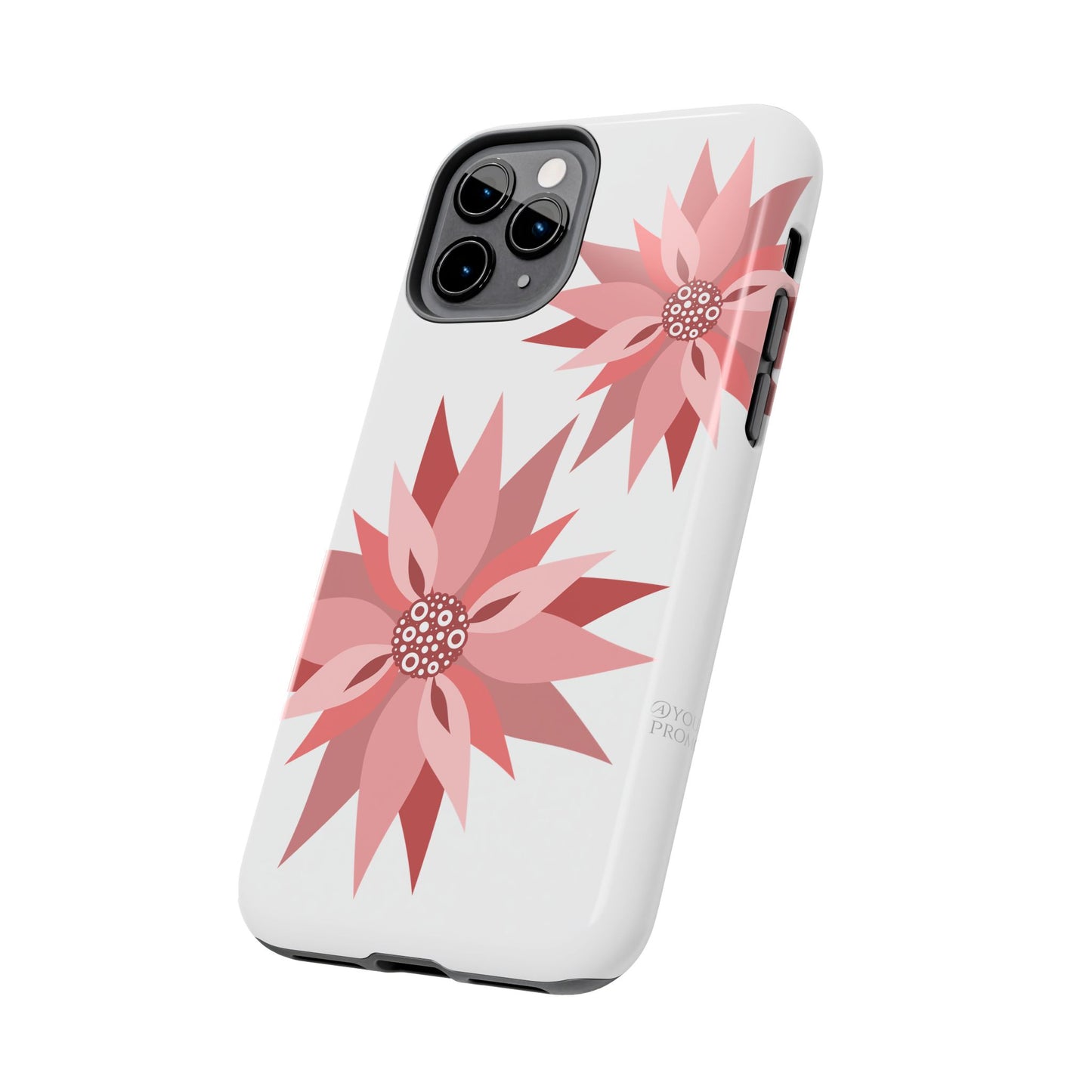 Floral Tough Phone Case – Stylish & Durable Protective Cover for iPhone 11