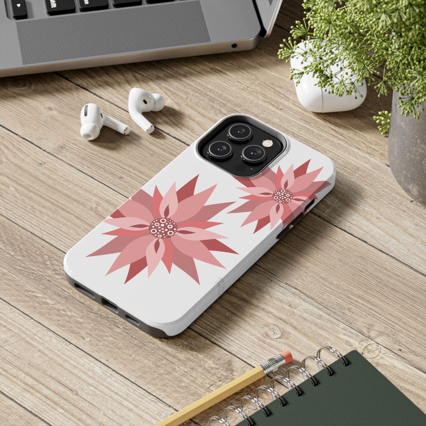 Floral Tough Phone Case – Stylish & Durable Protective Cover for iPhone 11