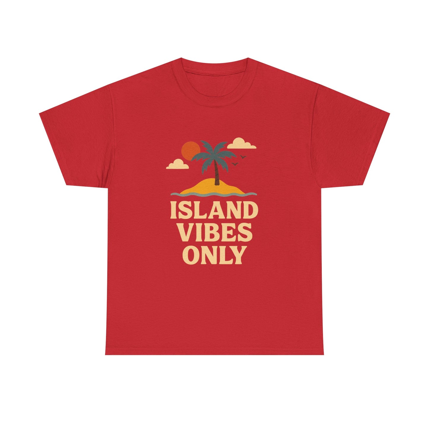 Island Vibes Only Unisex Cotton Tee | Summer Beach T-Shirt