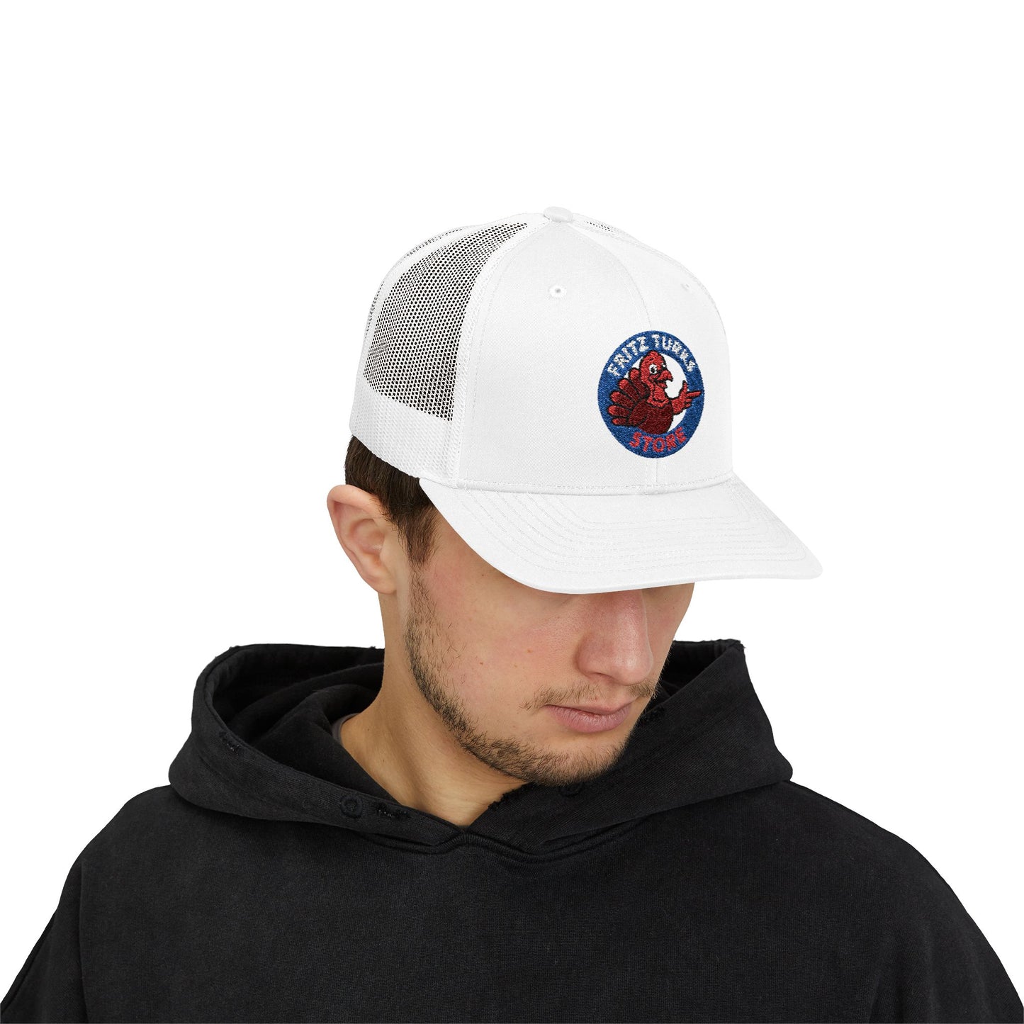 Fritz Turks Store Logo Snapback Trucker Cap – Casual & Trendy Headwear