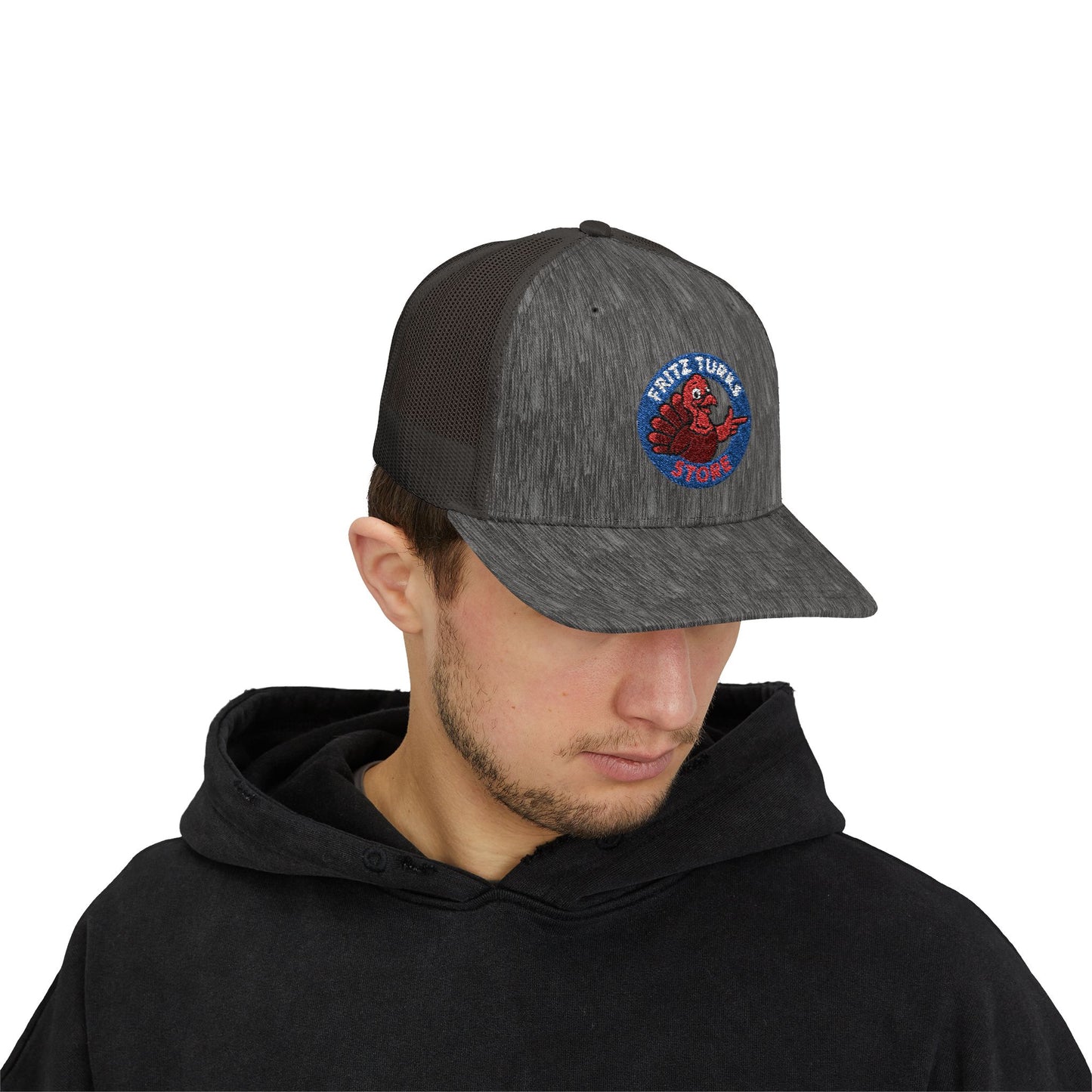 Fritz Turks Store Logo Snapback Trucker Cap – Casual & Trendy Headwear