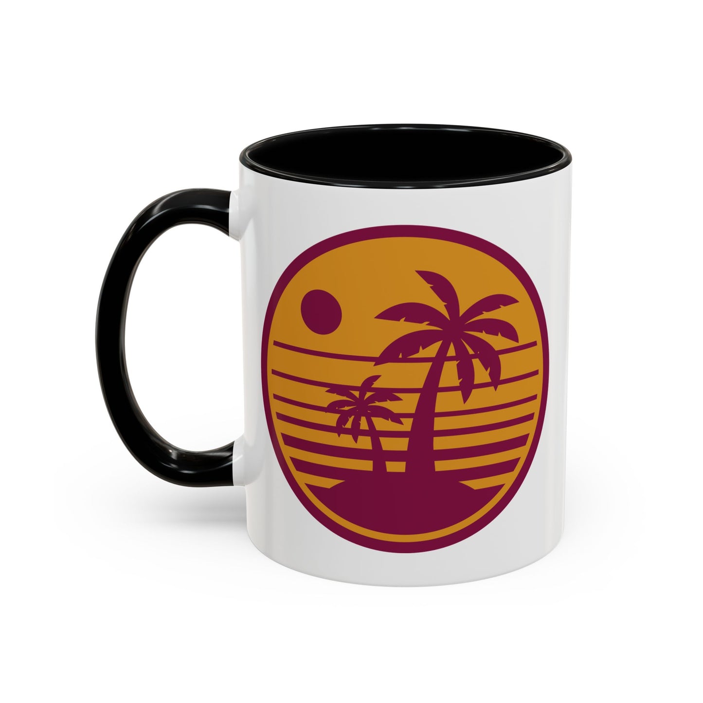 “Palm Tree Sunset Mug – Fritz Turks Digital