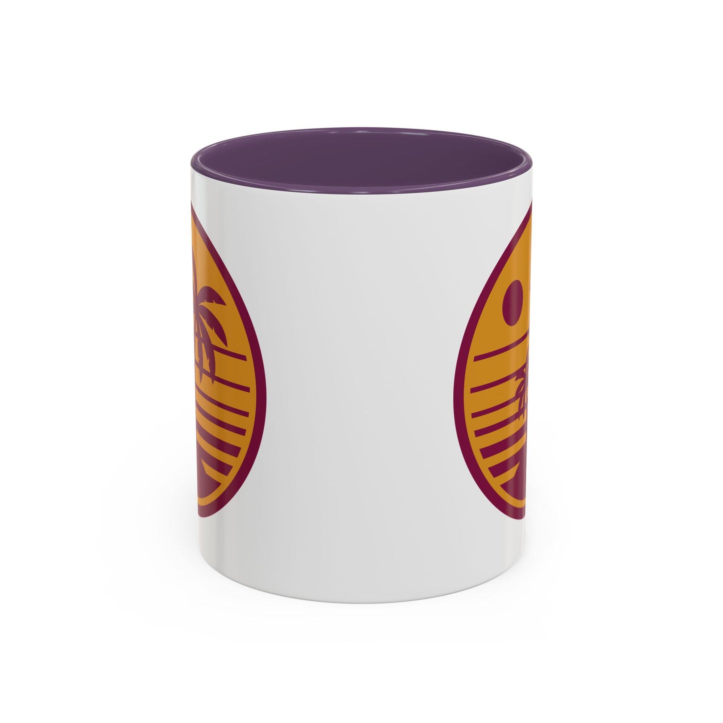 “Palm Tree Sunset Mug – Fritz Turks Digital
