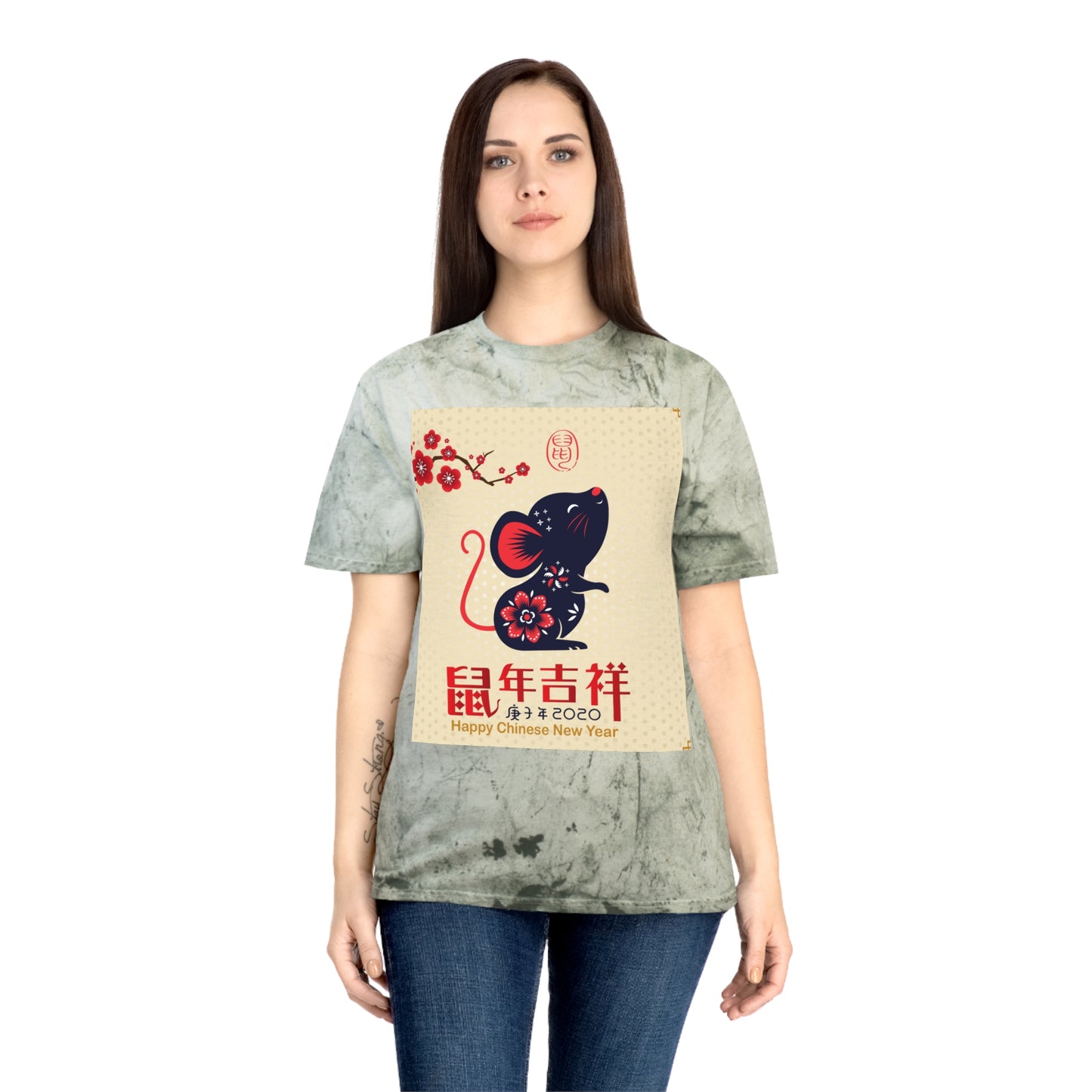 Chinese New Year Unisex T-Shirt, Festive Tee, Color Blast, Happy New Year Apparel, Unique Gift for Lunar New Year, Cultural Celebration Wear