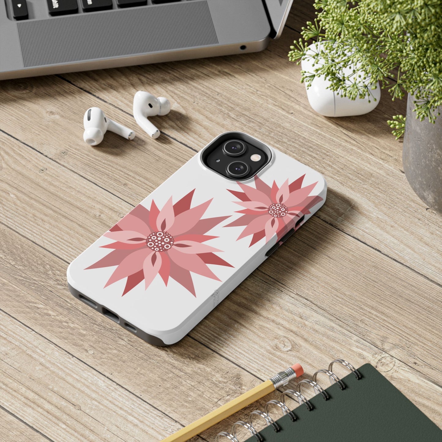 Floral Tough Phone Case – Stylish & Durable Protective Cover for iPhone 11