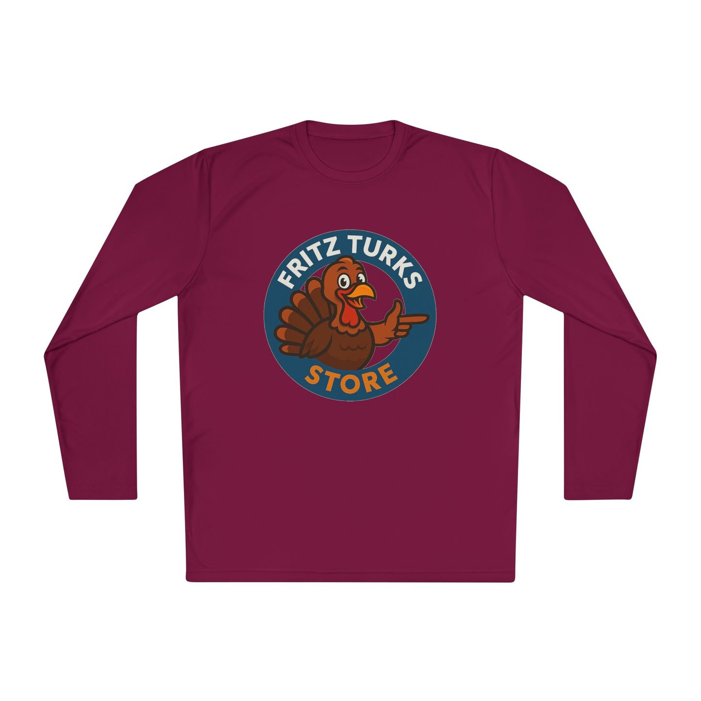 Thanksgiving Unisex Long Sleeve Tee – Fritz Turks Store Logo Casual Holiday Shirt