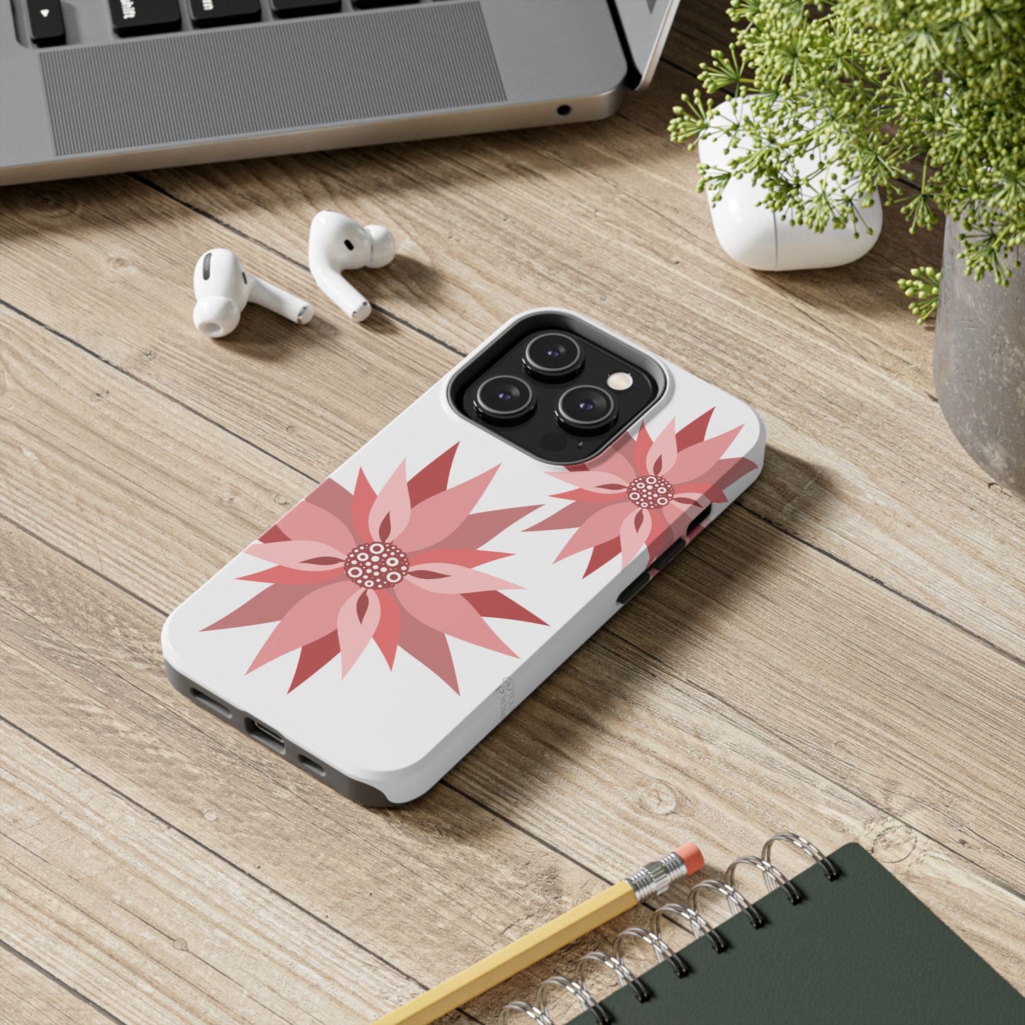 Floral Tough Phone Case – Stylish & Durable Protective Cover for iPhone 11