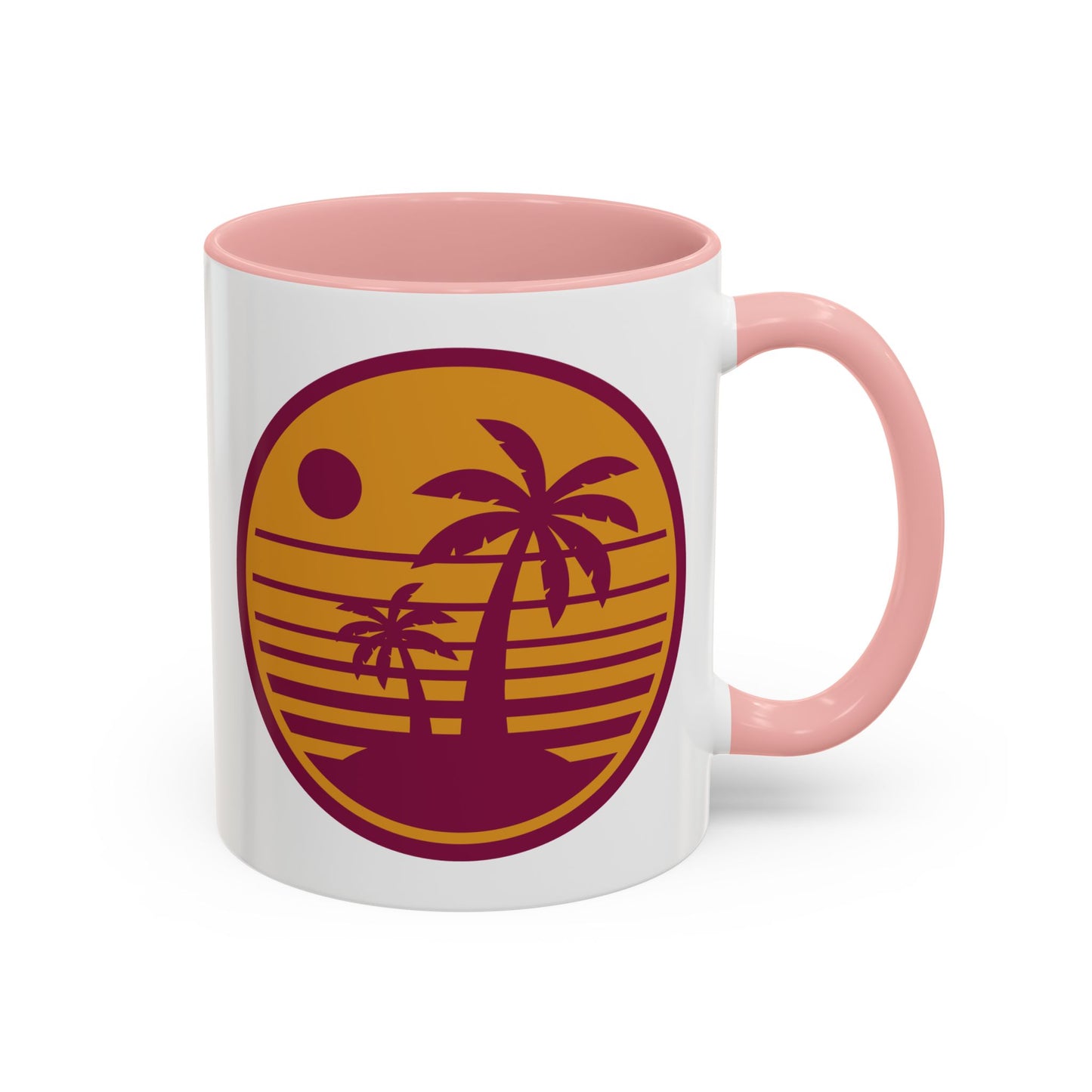 “Palm Tree Sunset Mug – Fritz Turks Digital