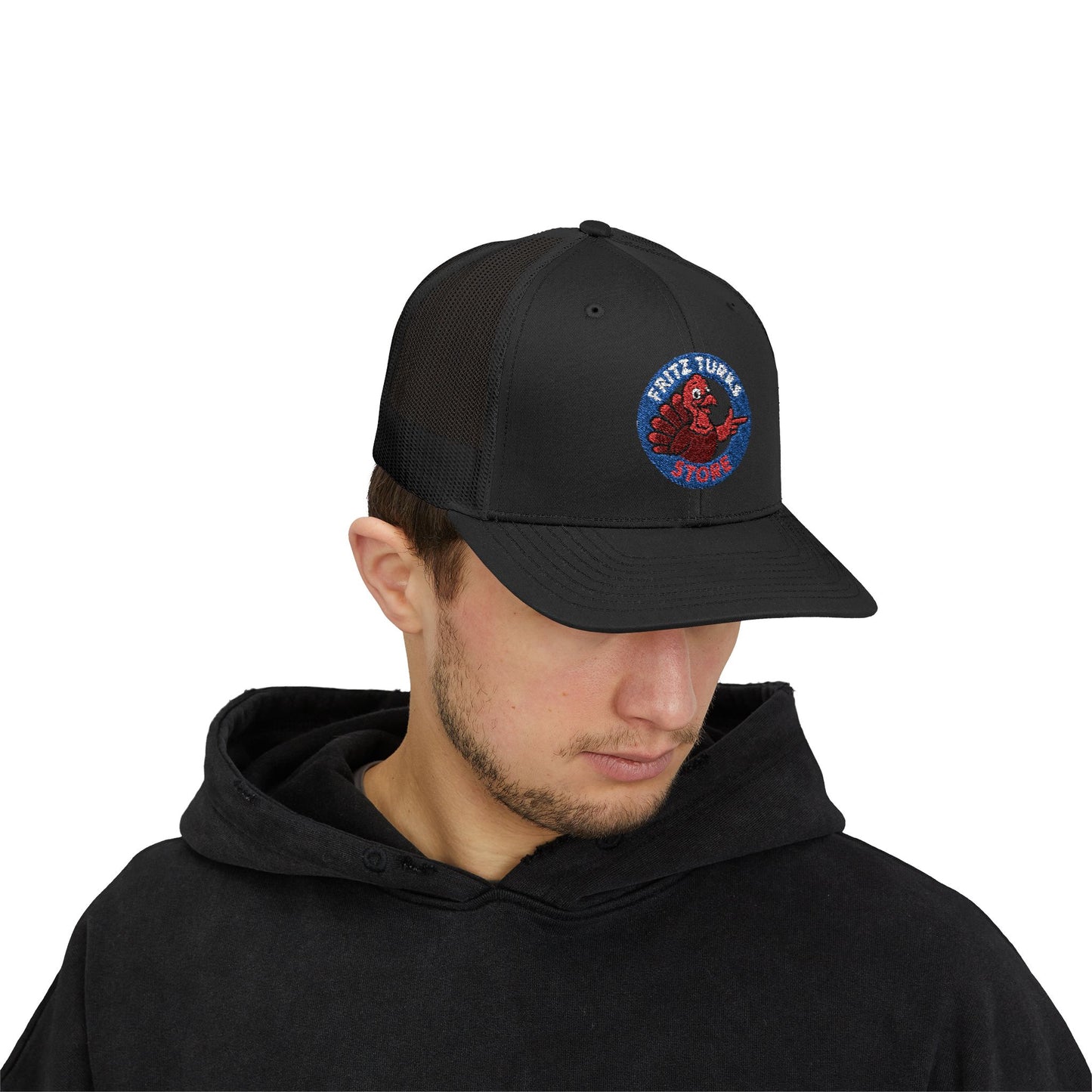 Fritz Turks Store Logo Snapback Trucker Cap – Casual & Trendy Headwear