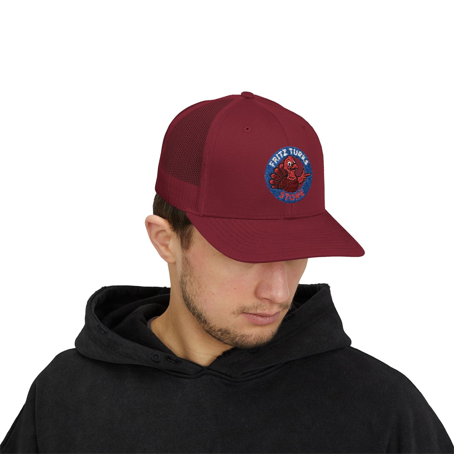Fritz Turks Store Logo Snapback Trucker Cap – Casual & Trendy Headwear