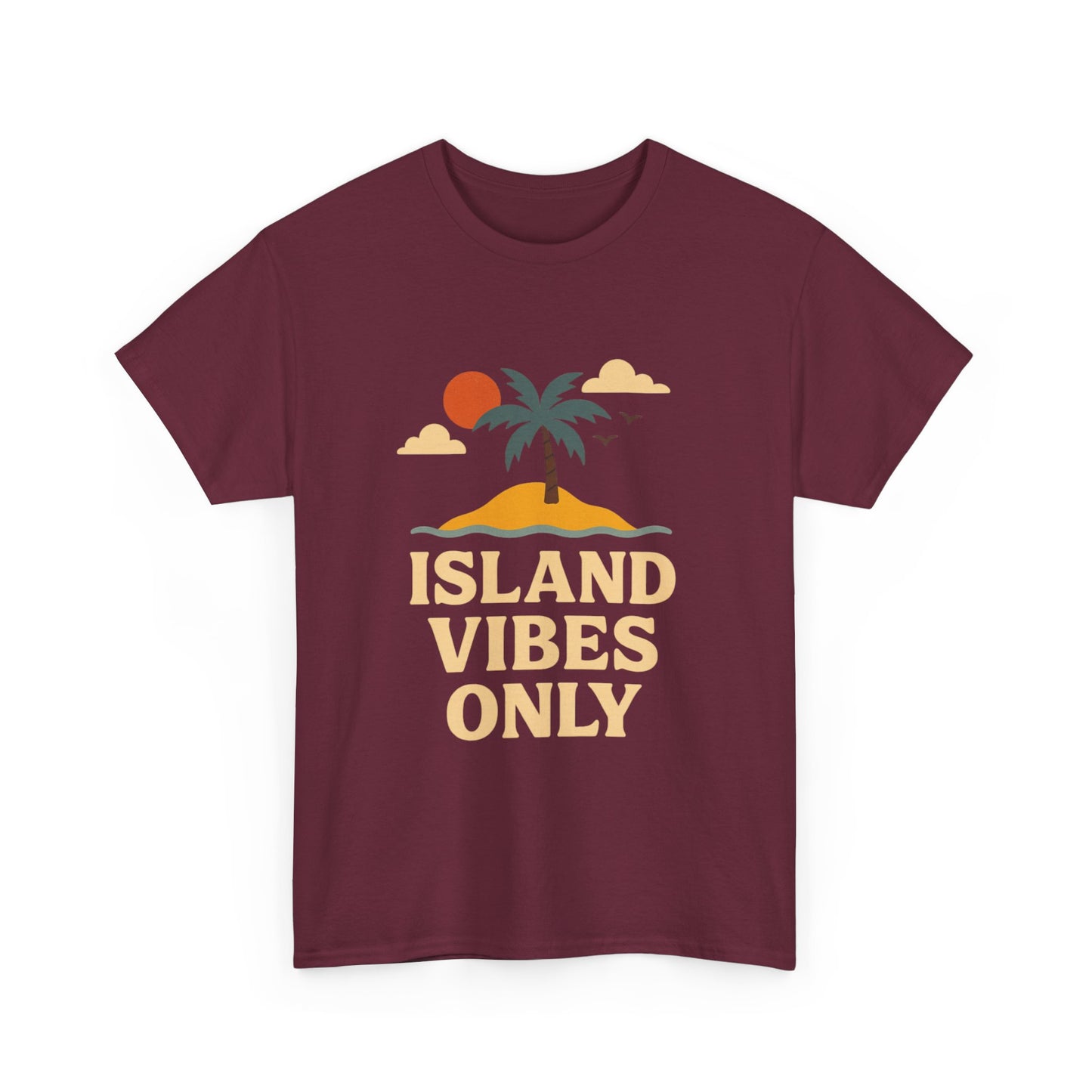 Island Vibes Only Unisex Cotton Tee | Summer Beach T-Shirt
