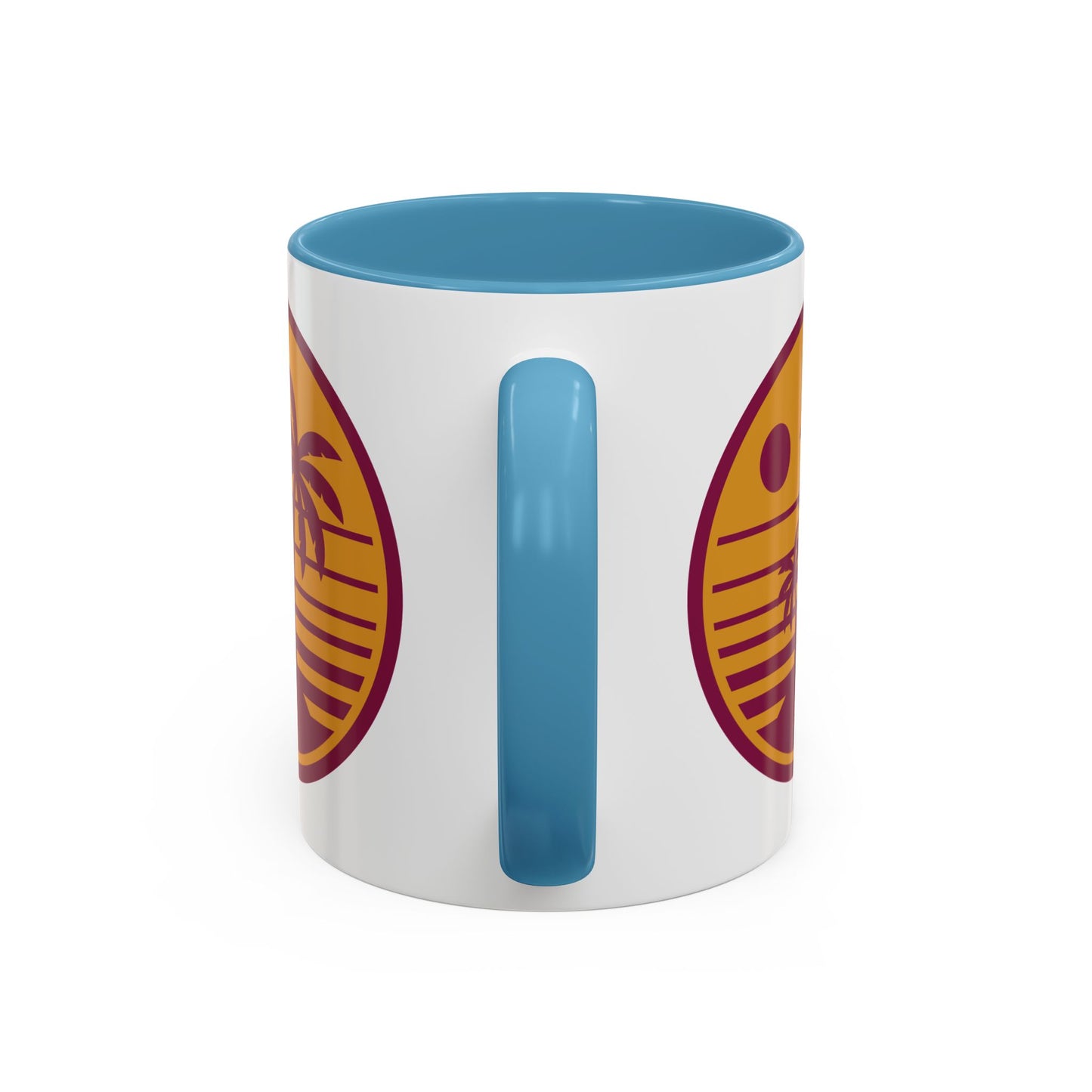 “Palm Tree Sunset Mug – Fritz Turks Digital