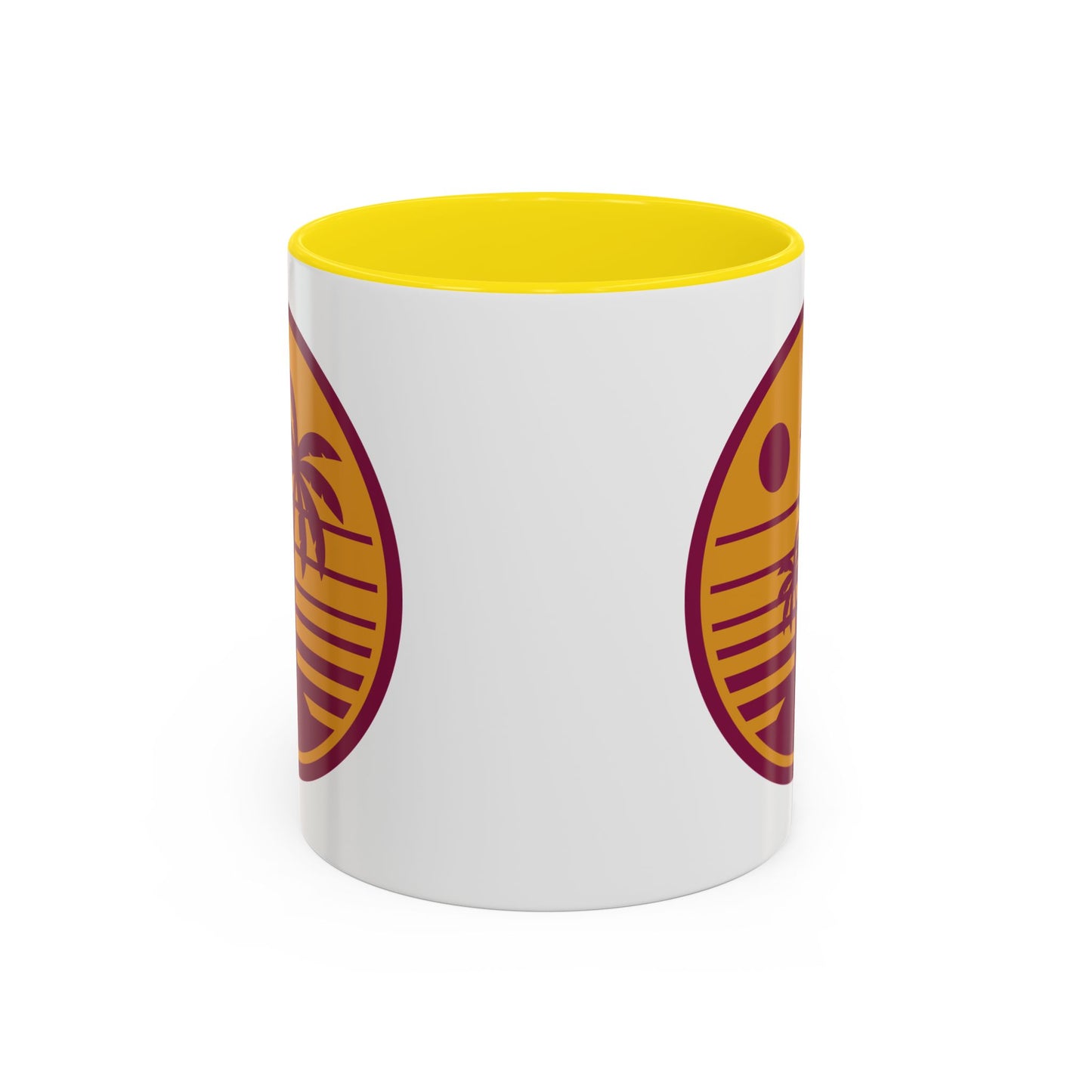 “Palm Tree Sunset Mug – Fritz Turks Digital