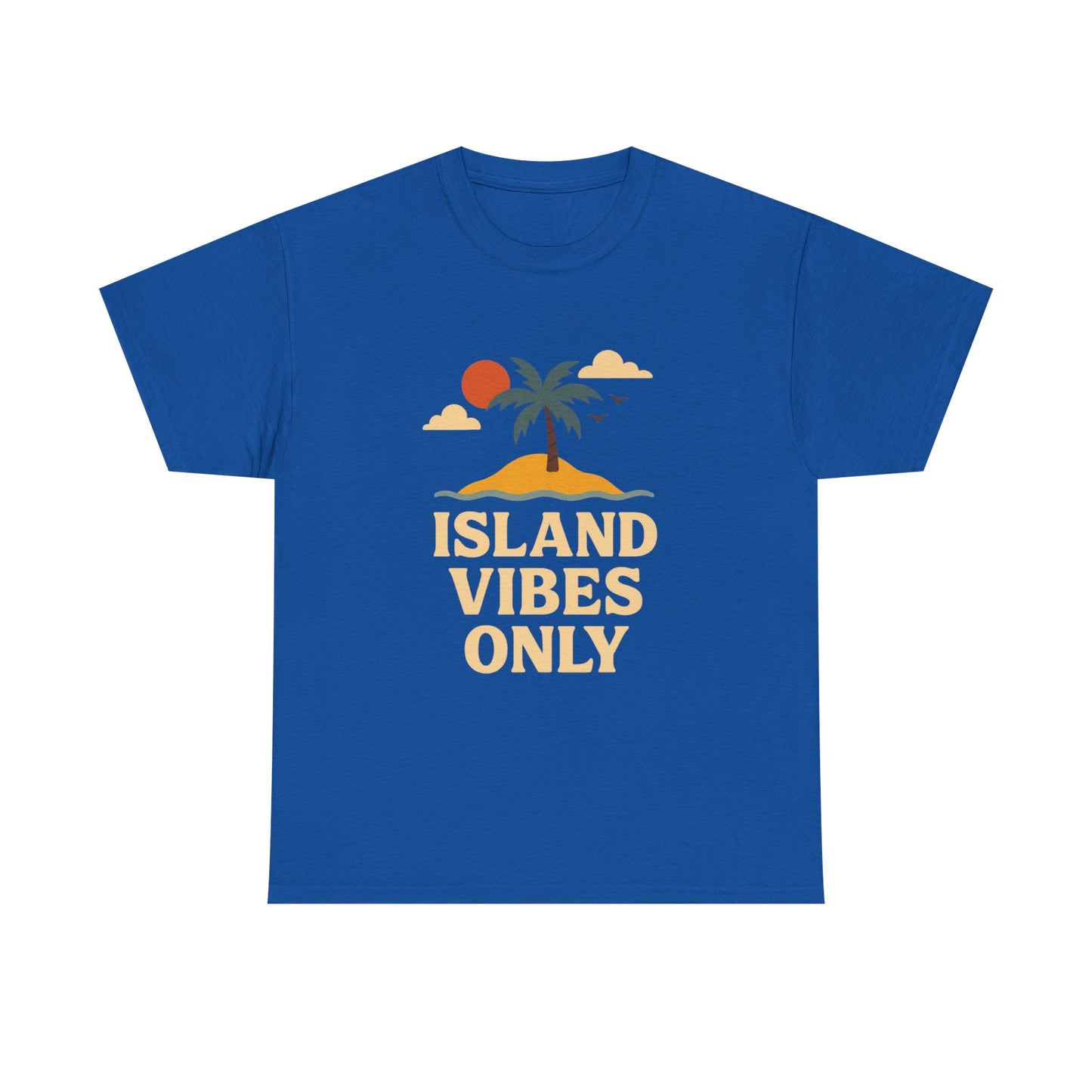 Island Vibes Only Unisex Cotton Tee | Summer Beach T-Shirt