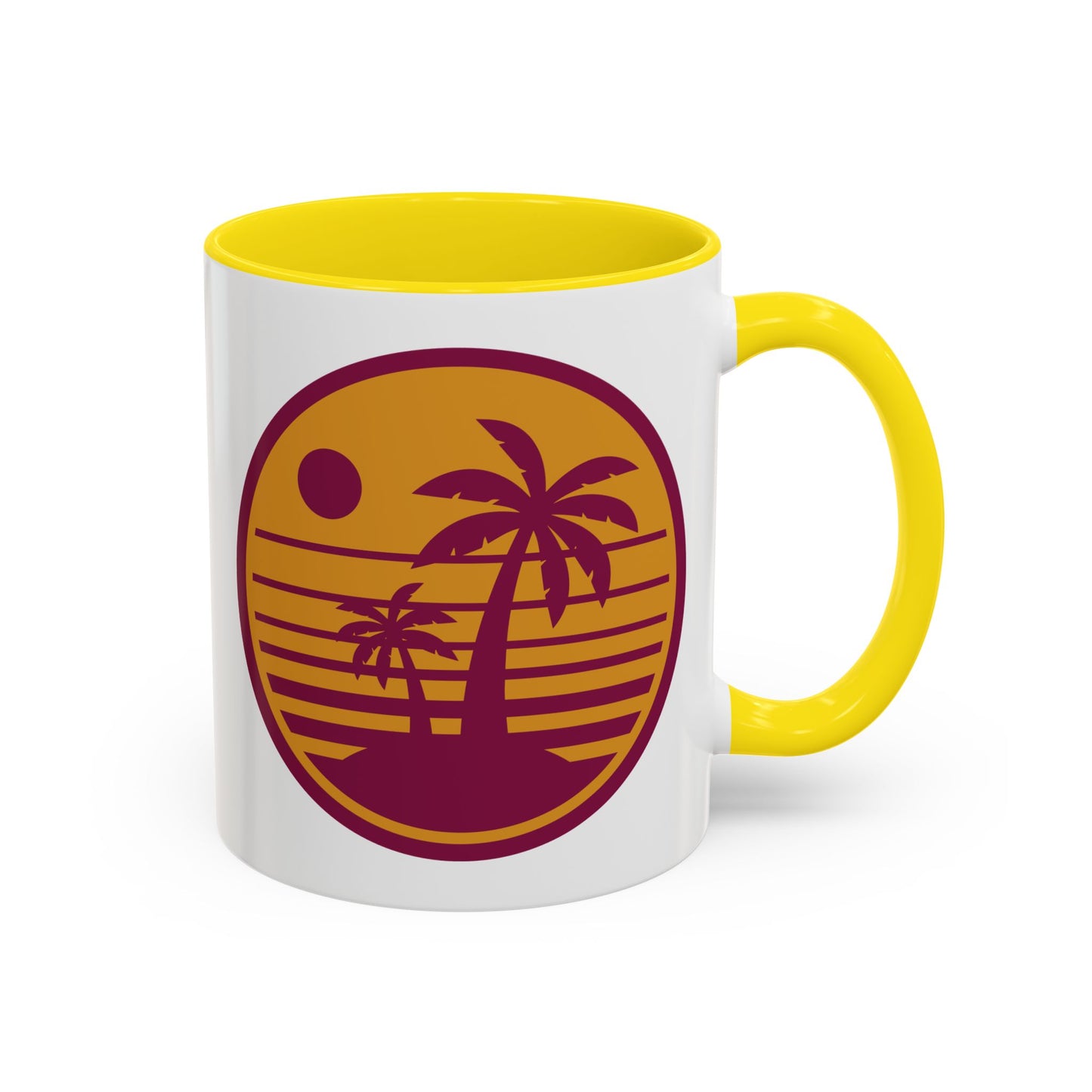 “Palm Tree Sunset Mug – Fritz Turks Digital