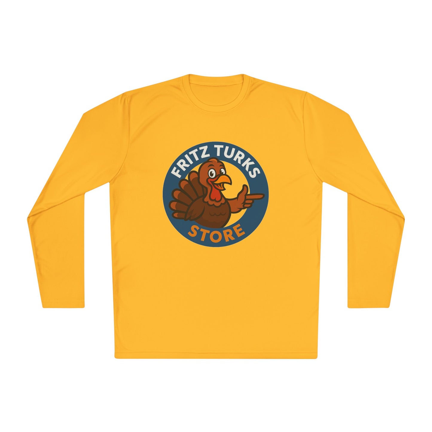 Thanksgiving Unisex Long Sleeve Tee – Fritz Turks Store Logo Casual Holiday Shirt