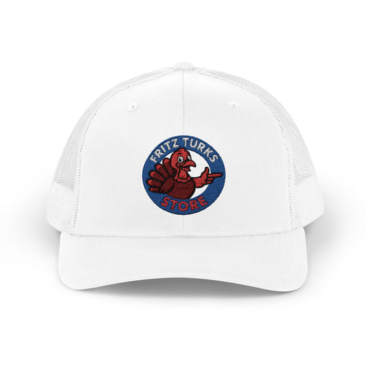 Fritz Turks Store Logo Snapback Trucker Cap – Casual & Trendy Headwear