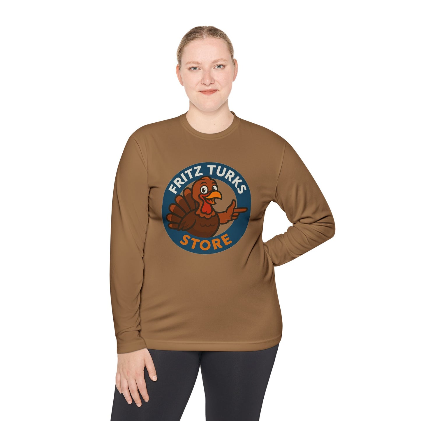 Thanksgiving Unisex Long Sleeve Tee – Fritz Turks Store Logo Casual Holiday Shirt