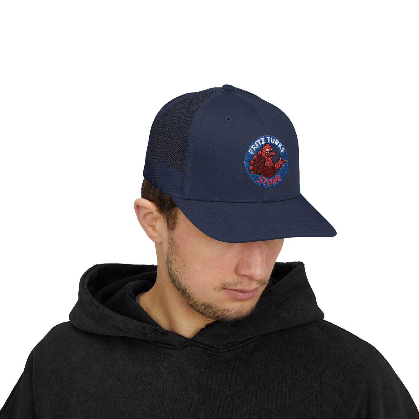 Fritz Turks Store Logo Snapback Trucker Cap – Casual & Trendy Headwear