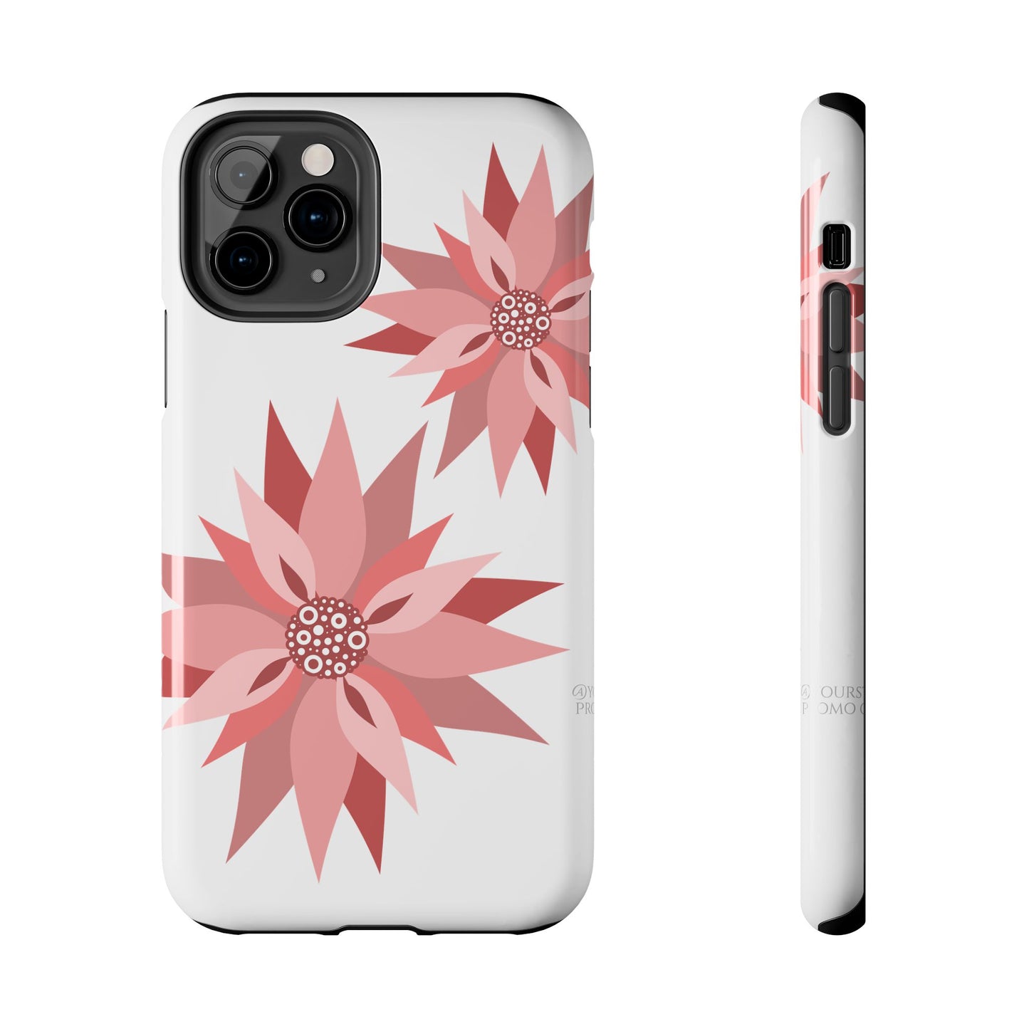 Floral Tough Phone Case – Stylish & Durable Protective Cover for iPhone 11
