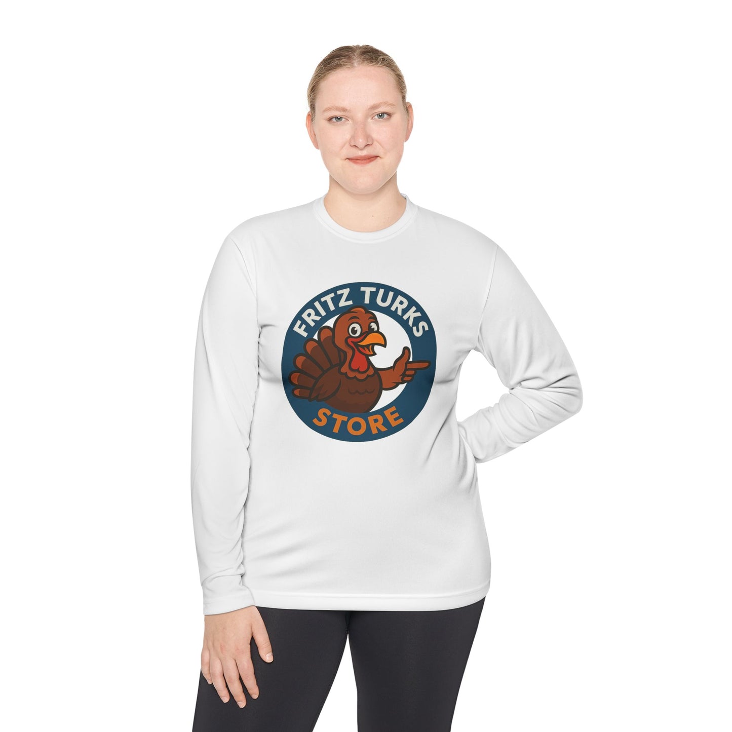 Thanksgiving Unisex Long Sleeve Tee – Fritz Turks Store Logo Casual Holiday Shirt
