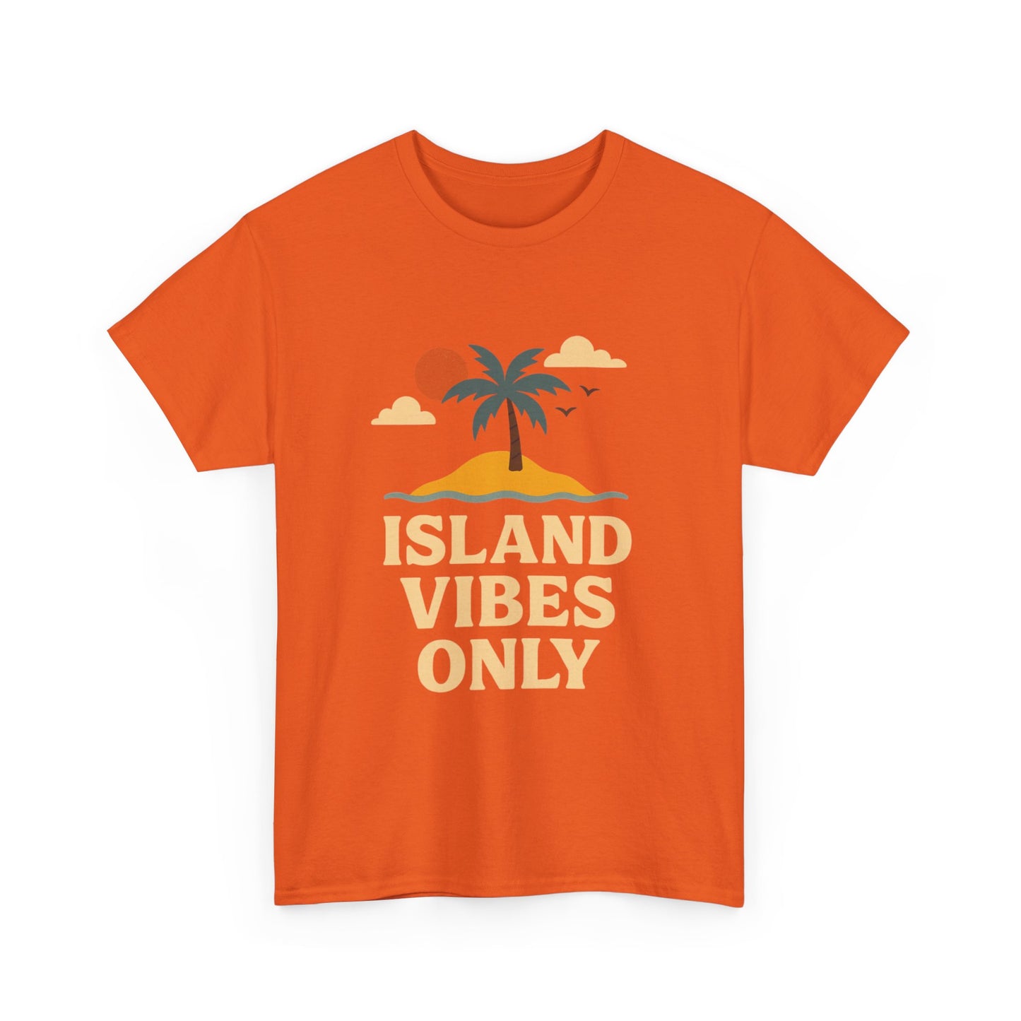 Island Vibes Only Unisex Cotton Tee | Summer Beach T-Shirt