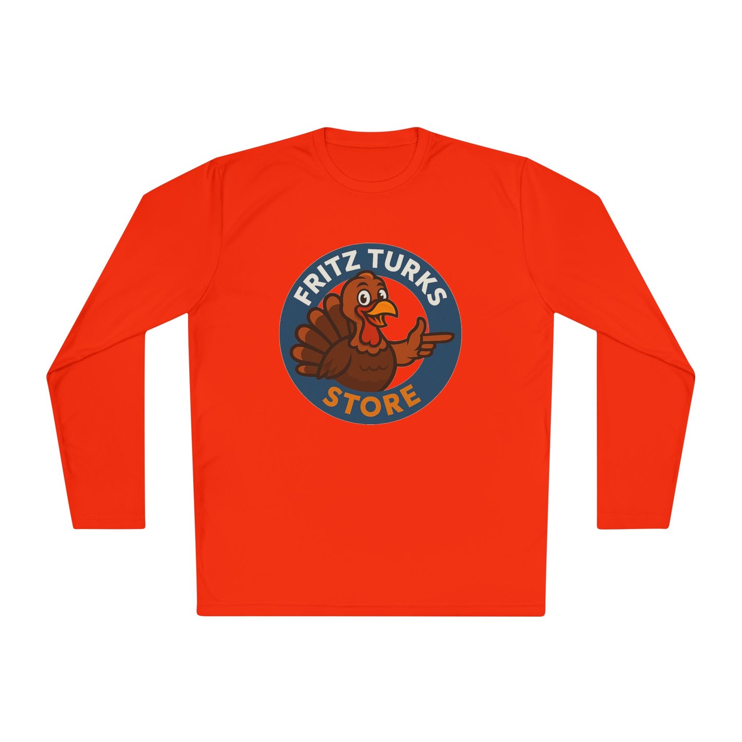 Thanksgiving Unisex Long Sleeve Tee – Fritz Turks Store Logo Casual Holiday Shirt