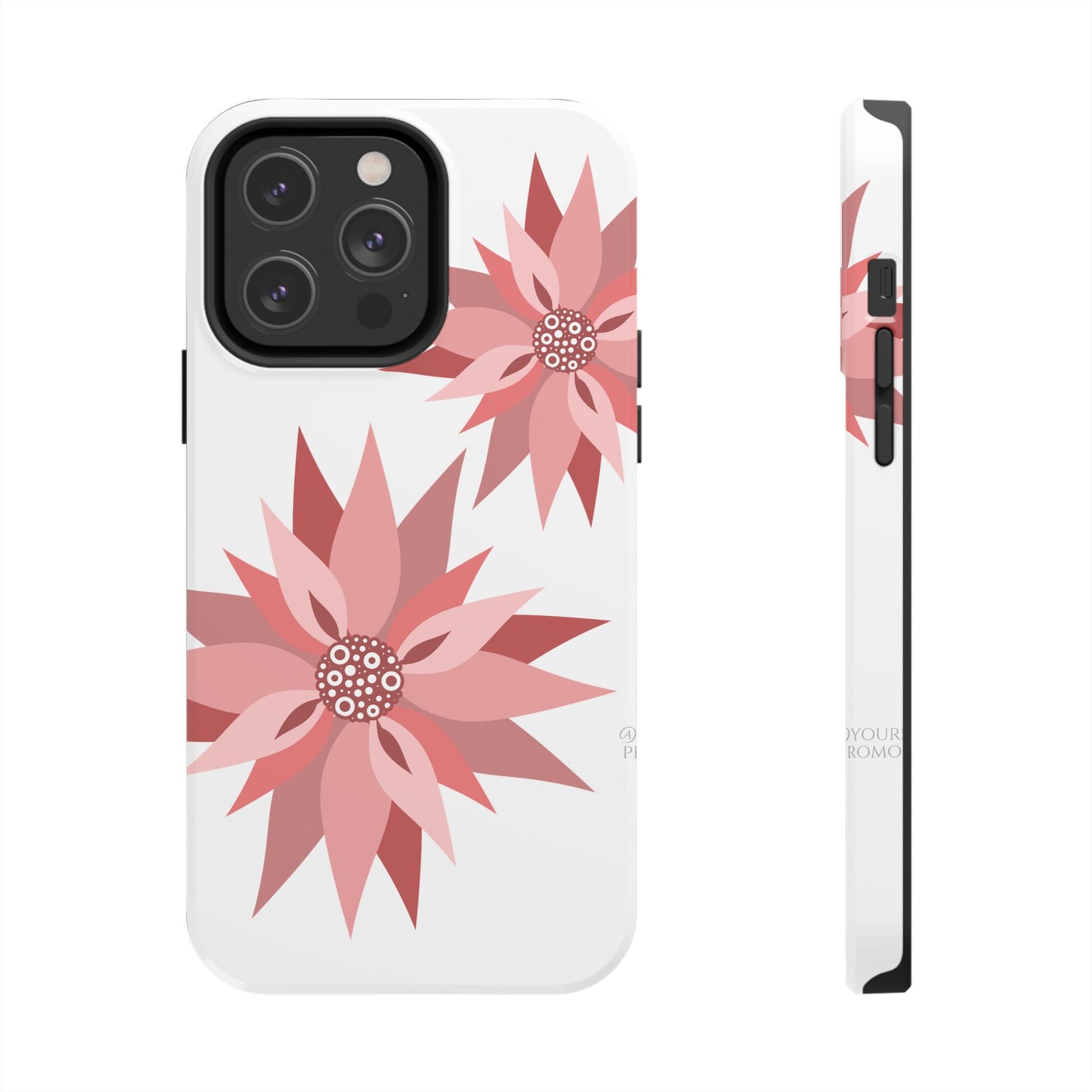 Floral Tough Phone Case – Stylish & Durable Protective Cover for iPhone 11