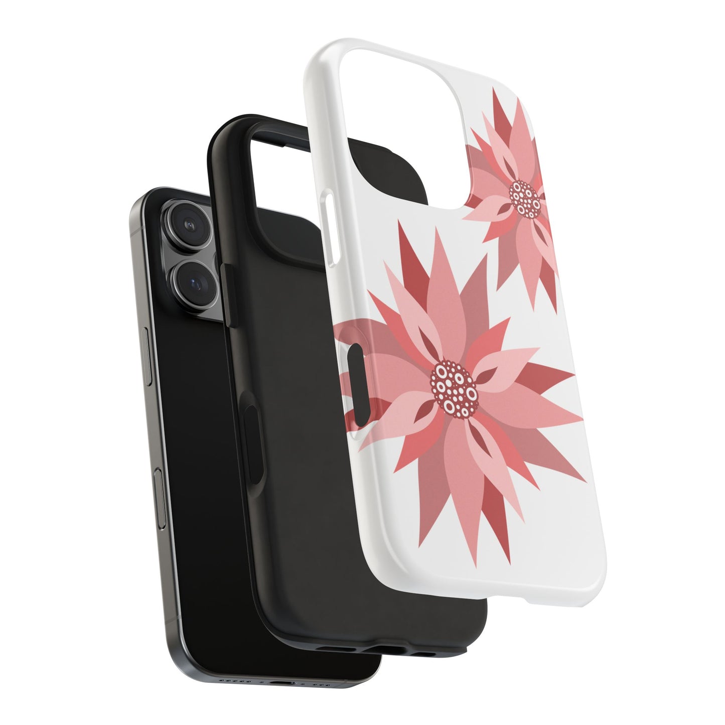 Floral Tough Phone Case – Stylish & Durable Protective Cover for iPhone 11