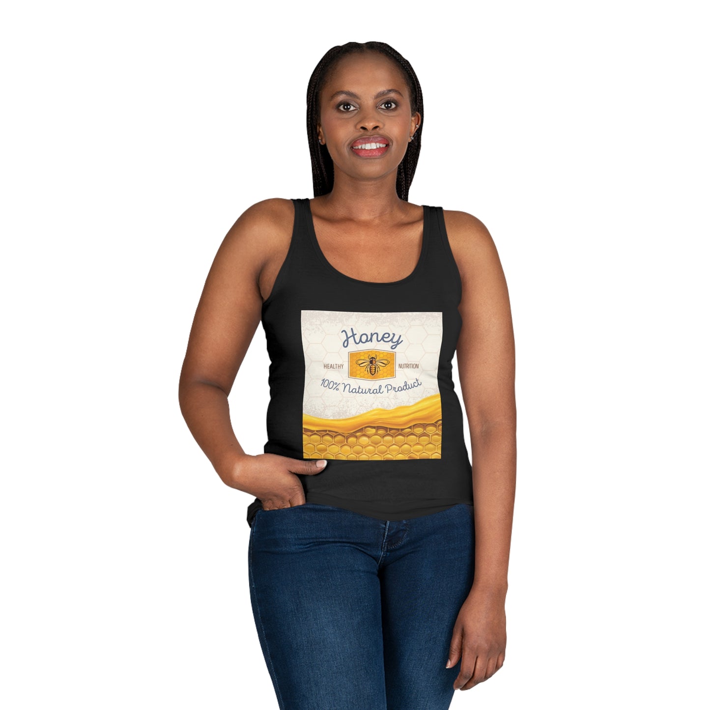 “Sweet Like Honey” Women’s Tank Top – Natural Vibes Edition