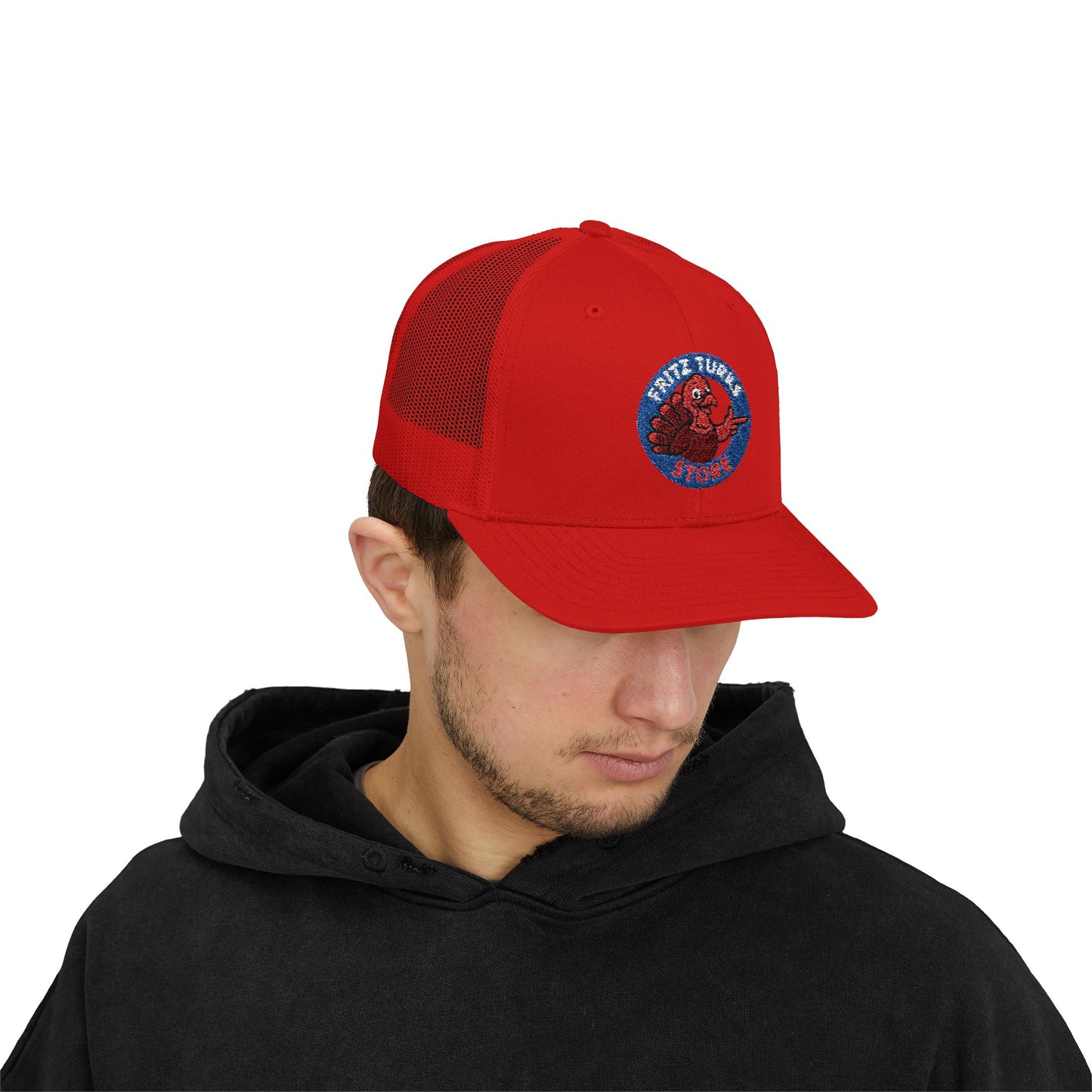 Fritz Turks Store Logo Snapback Trucker Cap – Casual & Trendy Headwear
