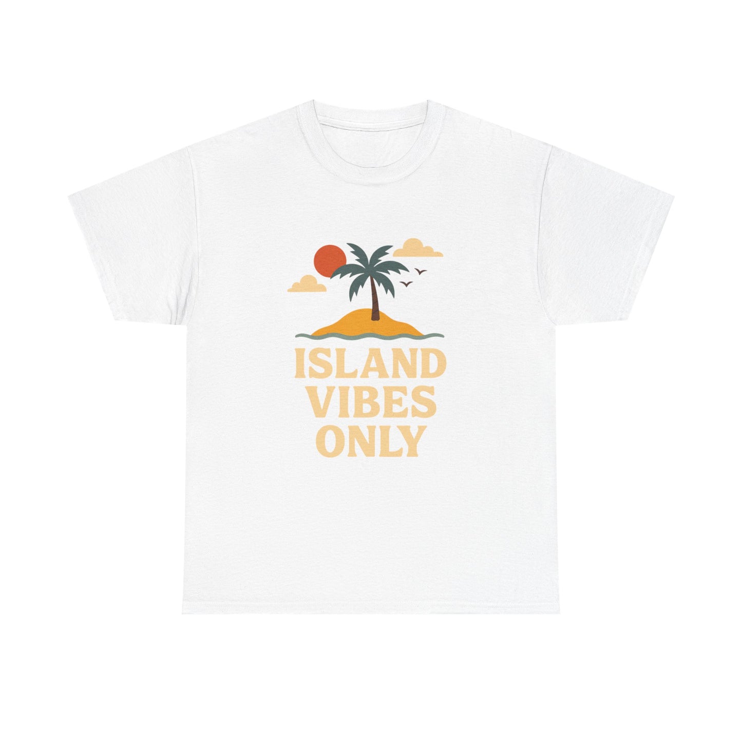 Island Vibes Only Unisex Cotton Tee | Summer Beach T-Shirt