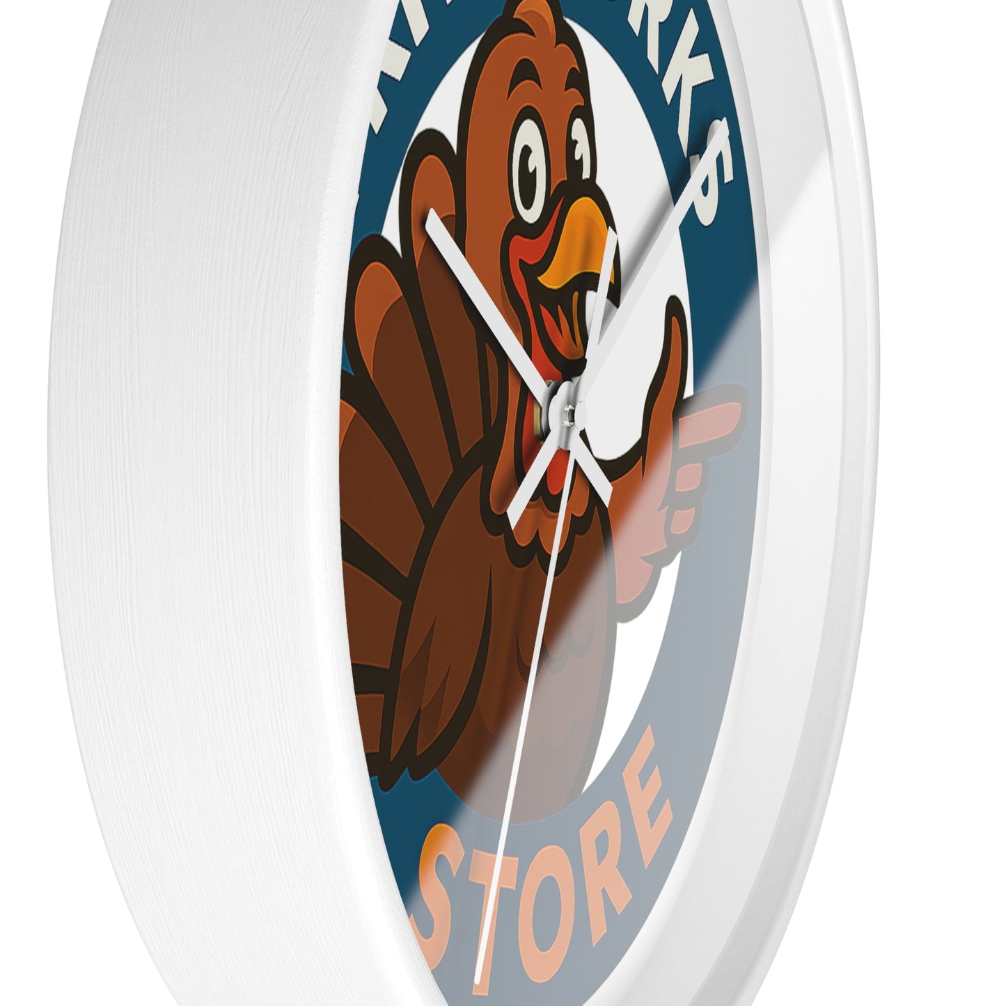 Thanksgiving Turkey Wall Clock – Rustic Holiday Décor | Fritz Turks Store