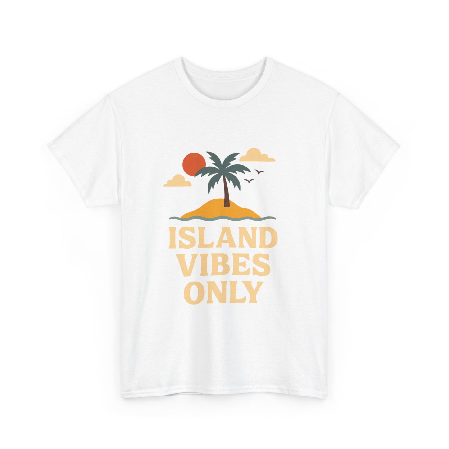 Island Vibes Only Unisex Cotton Tee | Summer Beach T-Shirt
