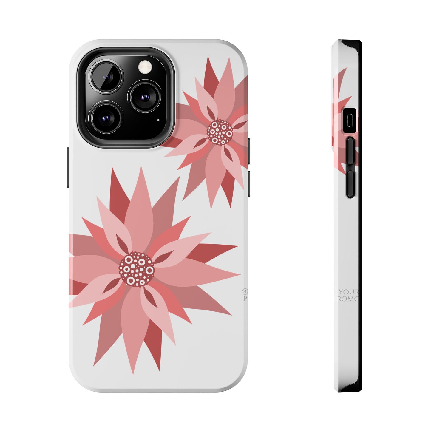 Floral Tough Phone Case – Stylish & Durable Protective Cover for iPhone 11
