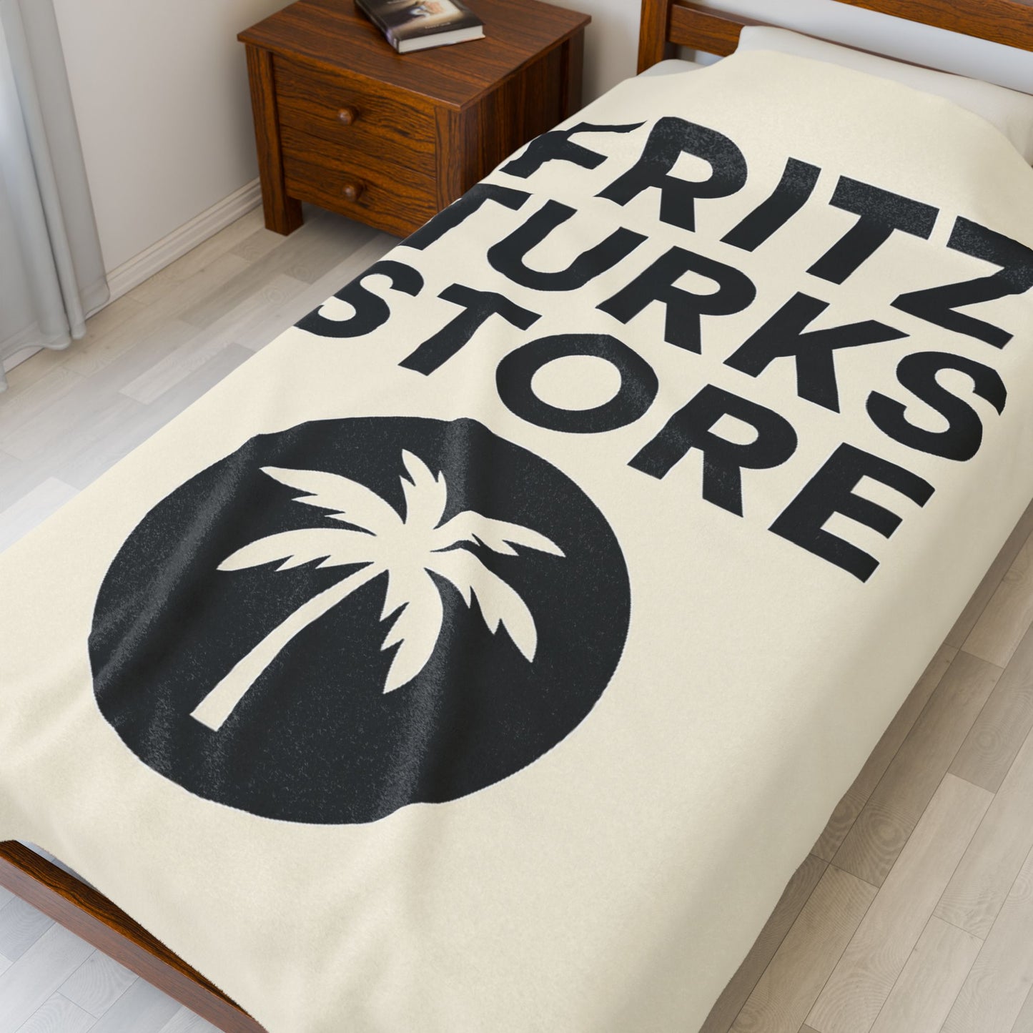 Cozy Velveteen Plush Blanket – Fritz Turks Store Design | Soft & Stylish Throw