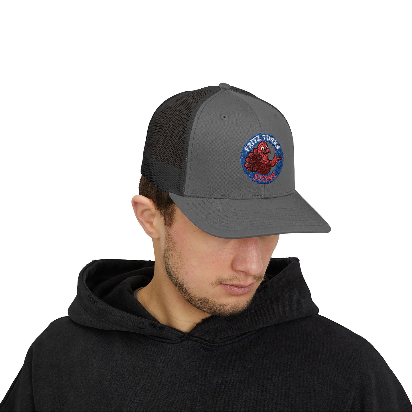 Fritz Turks Store Logo Snapback Trucker Cap – Casual & Trendy Headwear