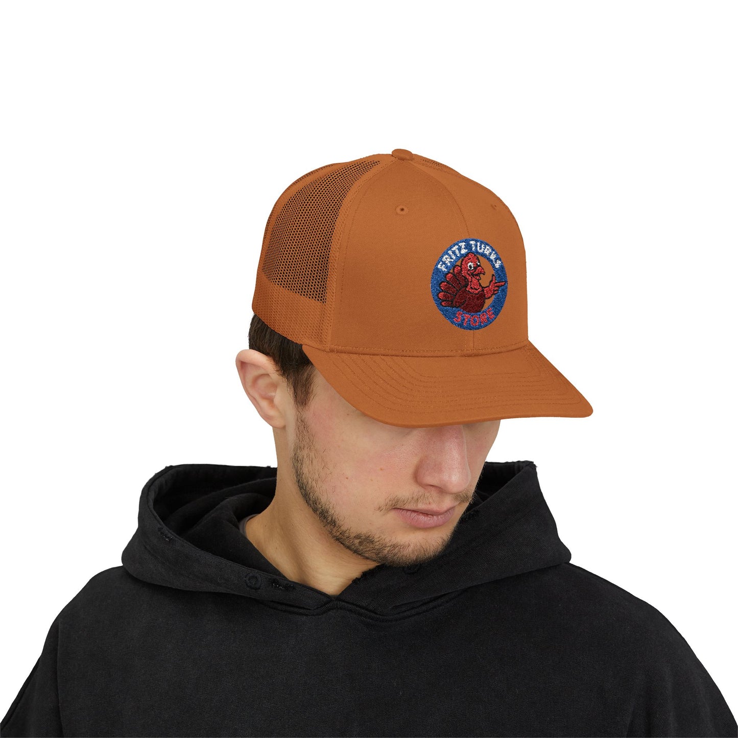Fritz Turks Store Logo Snapback Trucker Cap – Casual & Trendy Headwear