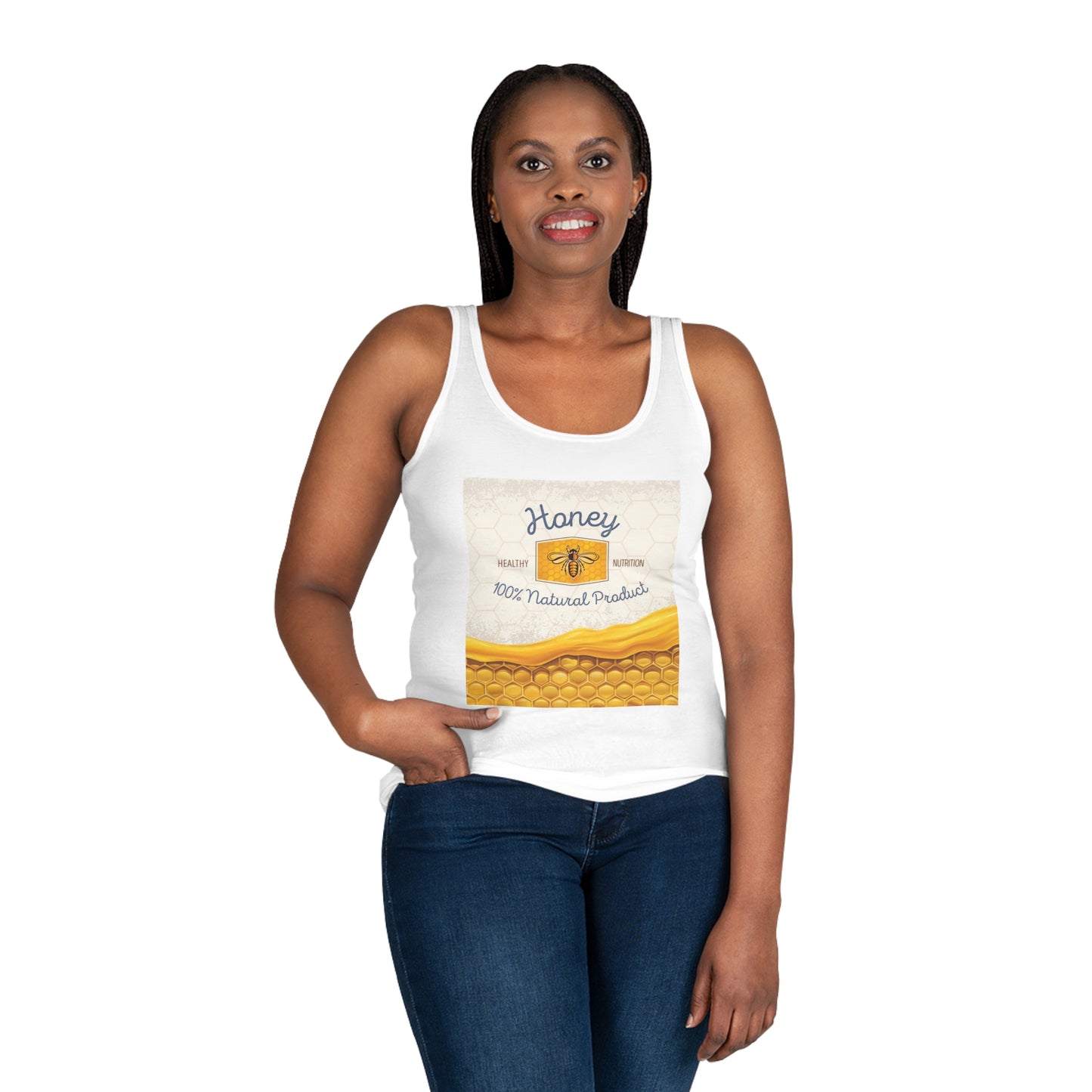 “Sweet Like Honey” Women’s Tank Top – Natural Vibes Edition
