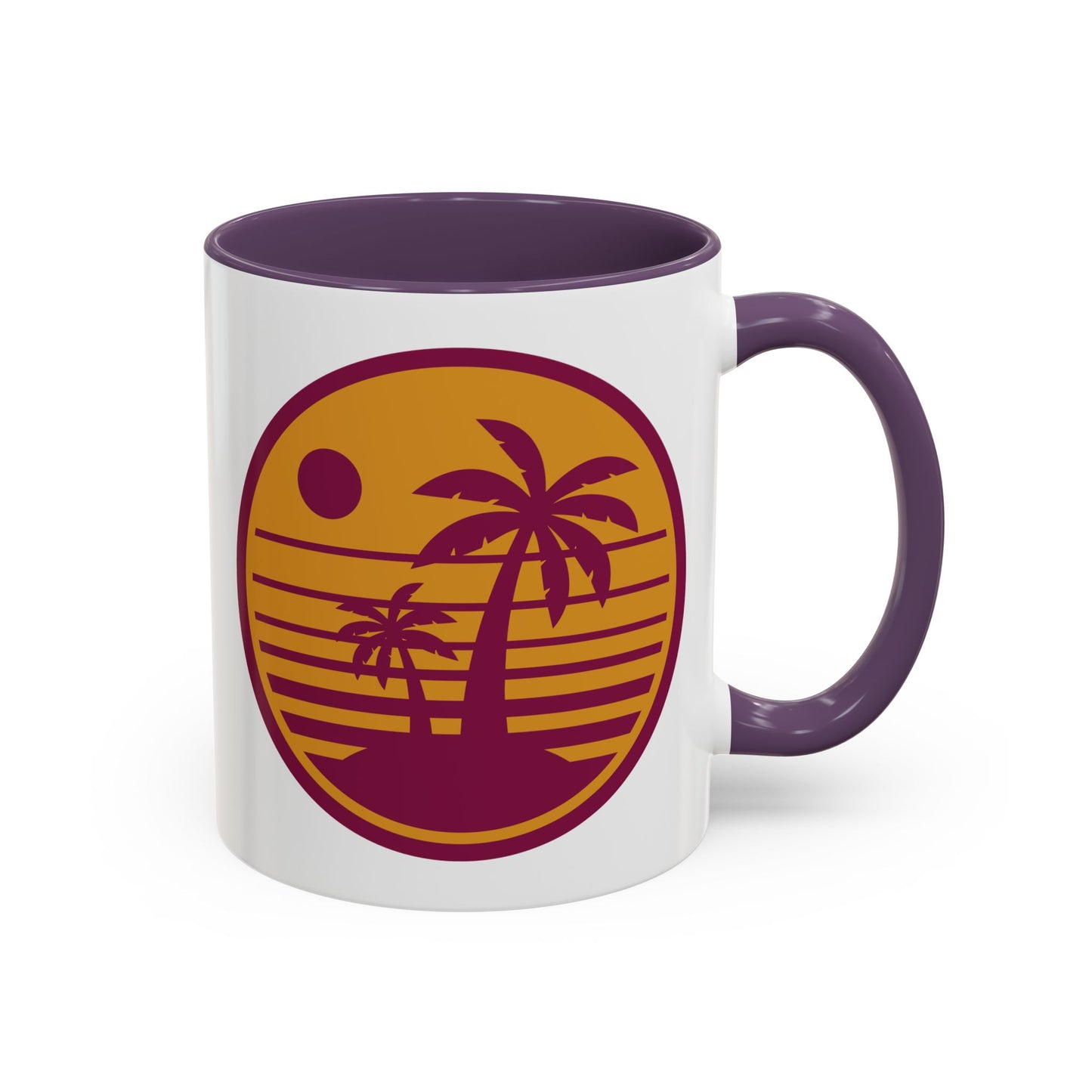 “Palm Tree Sunset Mug – Fritz Turks Digital