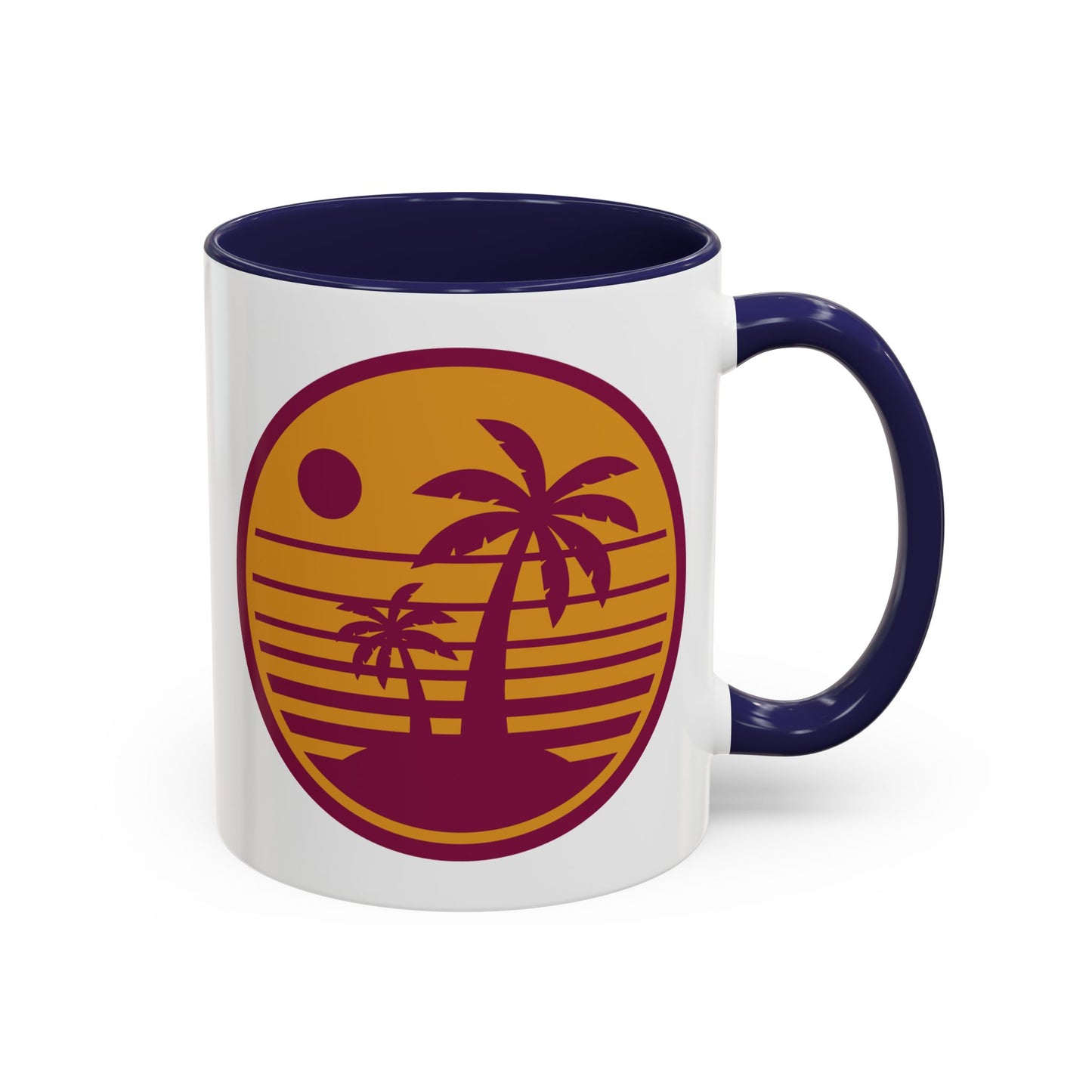 “Palm Tree Sunset Mug – Fritz Turks Digital