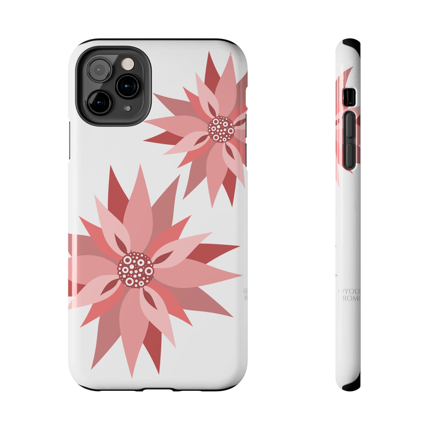 Floral Tough Phone Case – Stylish & Durable Protective Cover for iPhone 11