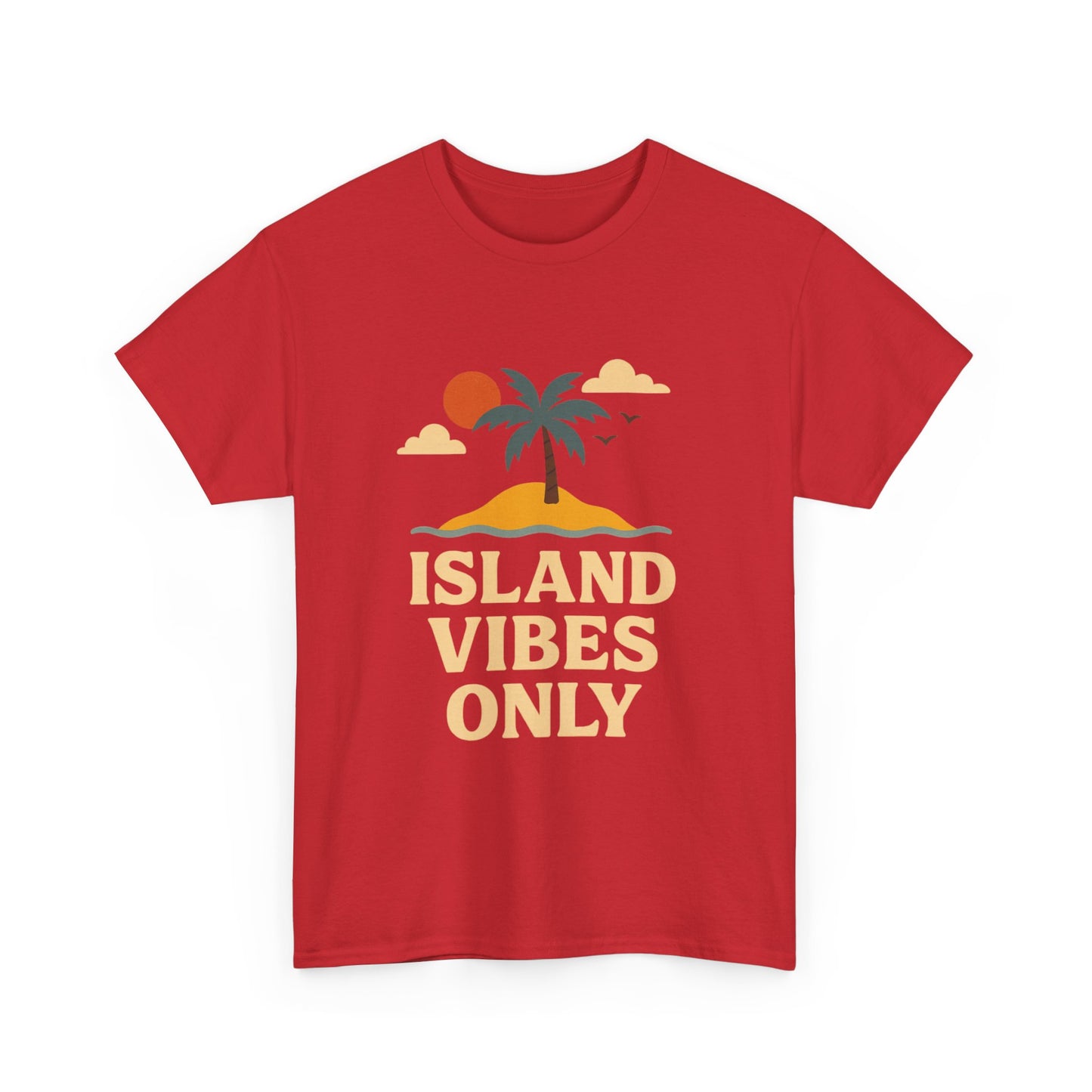 Island Vibes Only Unisex Cotton Tee | Summer Beach T-Shirt